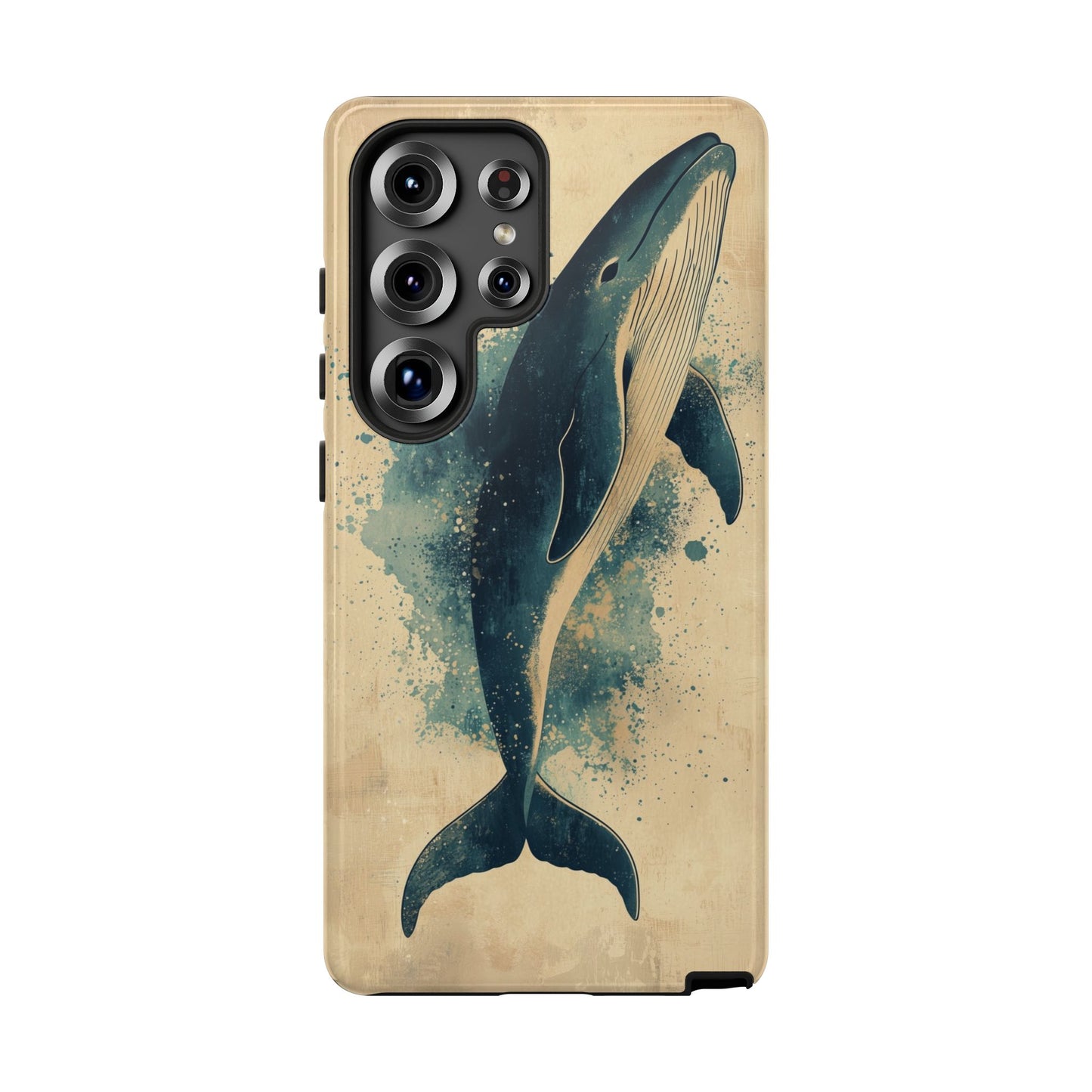 Ocean Majesty: Watercolor Whale Case for iPhone, Samsung & Pixel