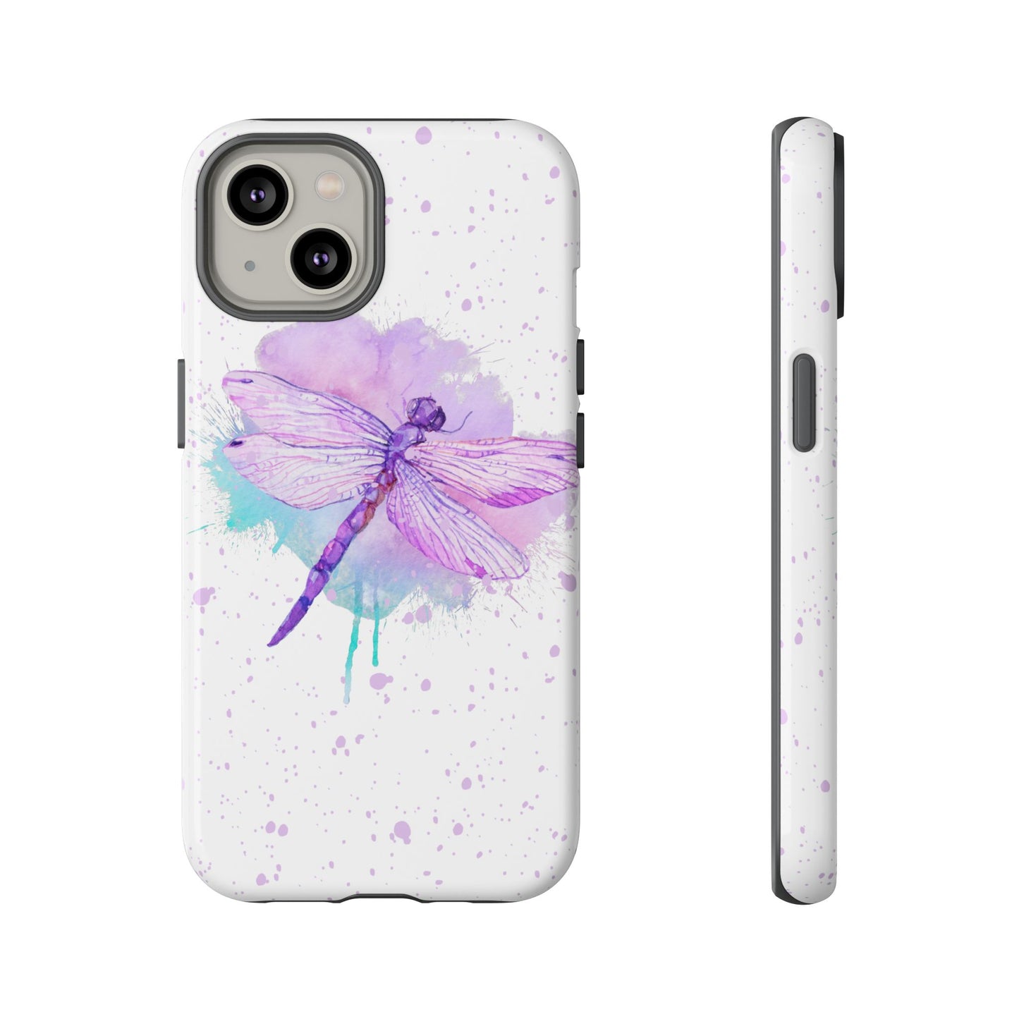 Watercolor Dragonfly Print Phone Case - iPhone, Samsung & Google Pixel Cover - Artistic Phone Case, Insect Lover Gift