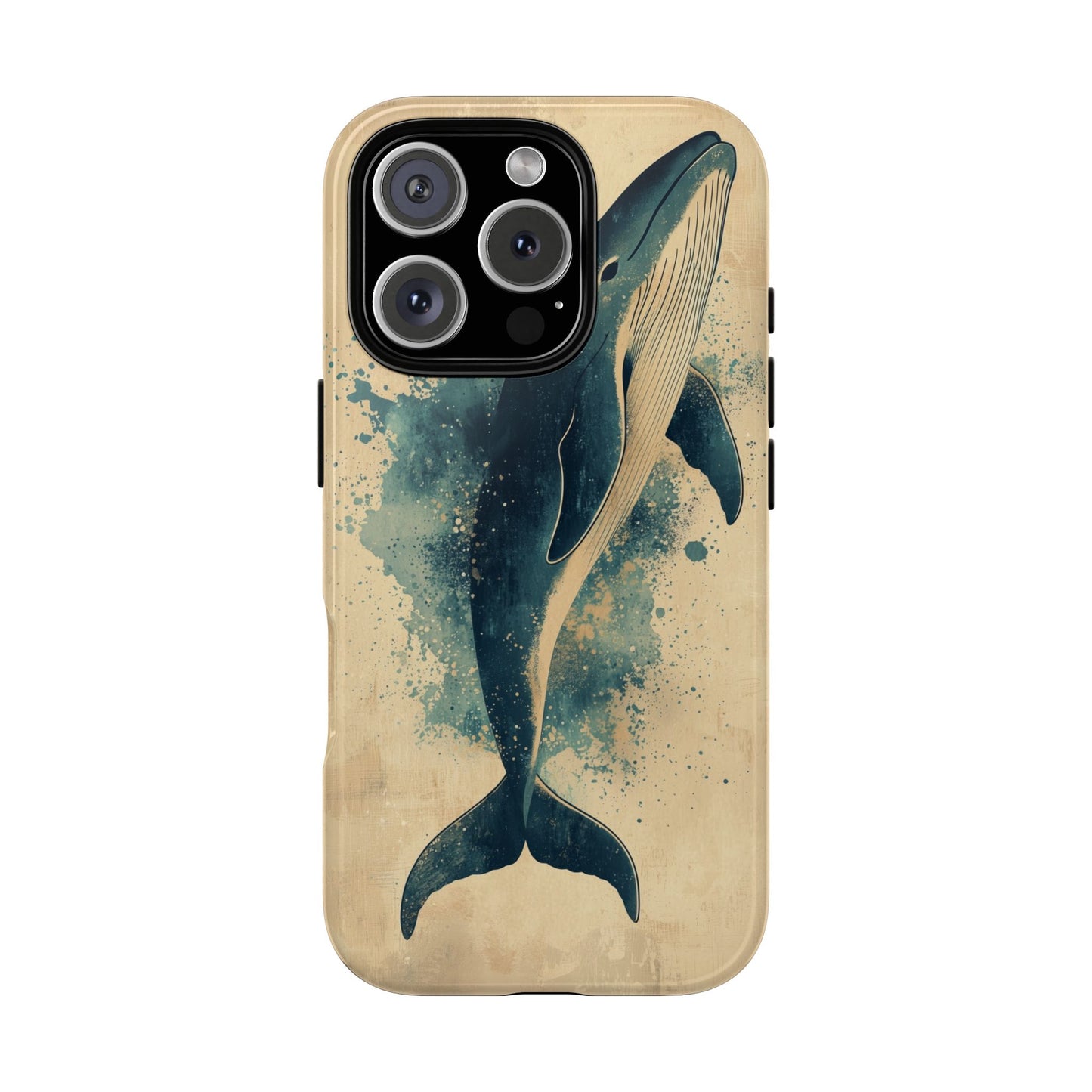 Ocean Majesty: Watercolor Whale Case for iPhone, Samsung & Pixel