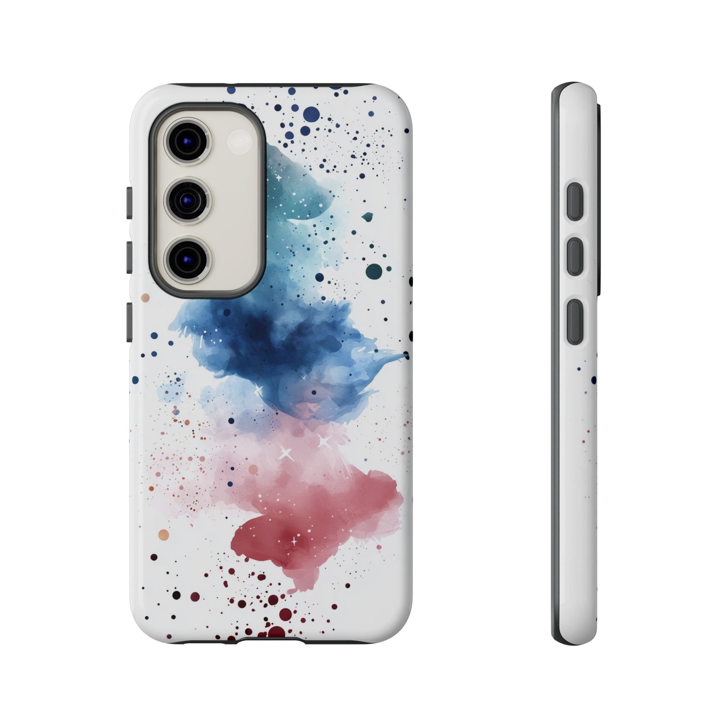 Cosmic Bloom Watercolor Phone Case for iPhone, google Pixel & Samsung
