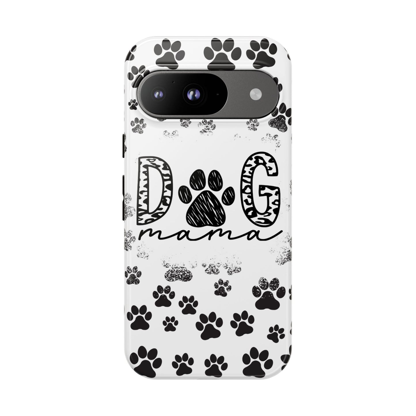 Dog Mama Phone Case for iPhone, Samsung & Google Pixel, Paw Print Phone Cover, Furry Friend Phone Case, Dog Owner/Pat Parents/Dog Mom Gifts