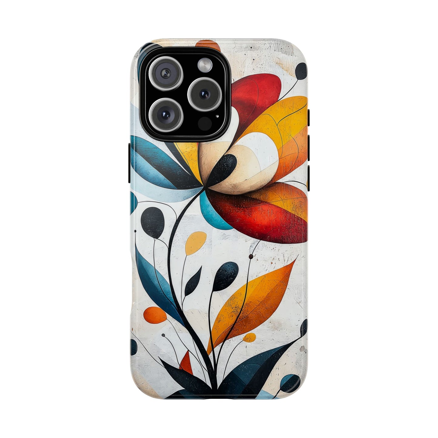 Prism Bloom – Bold Geometric Floral Case for iPhone, Pixel & Samsung