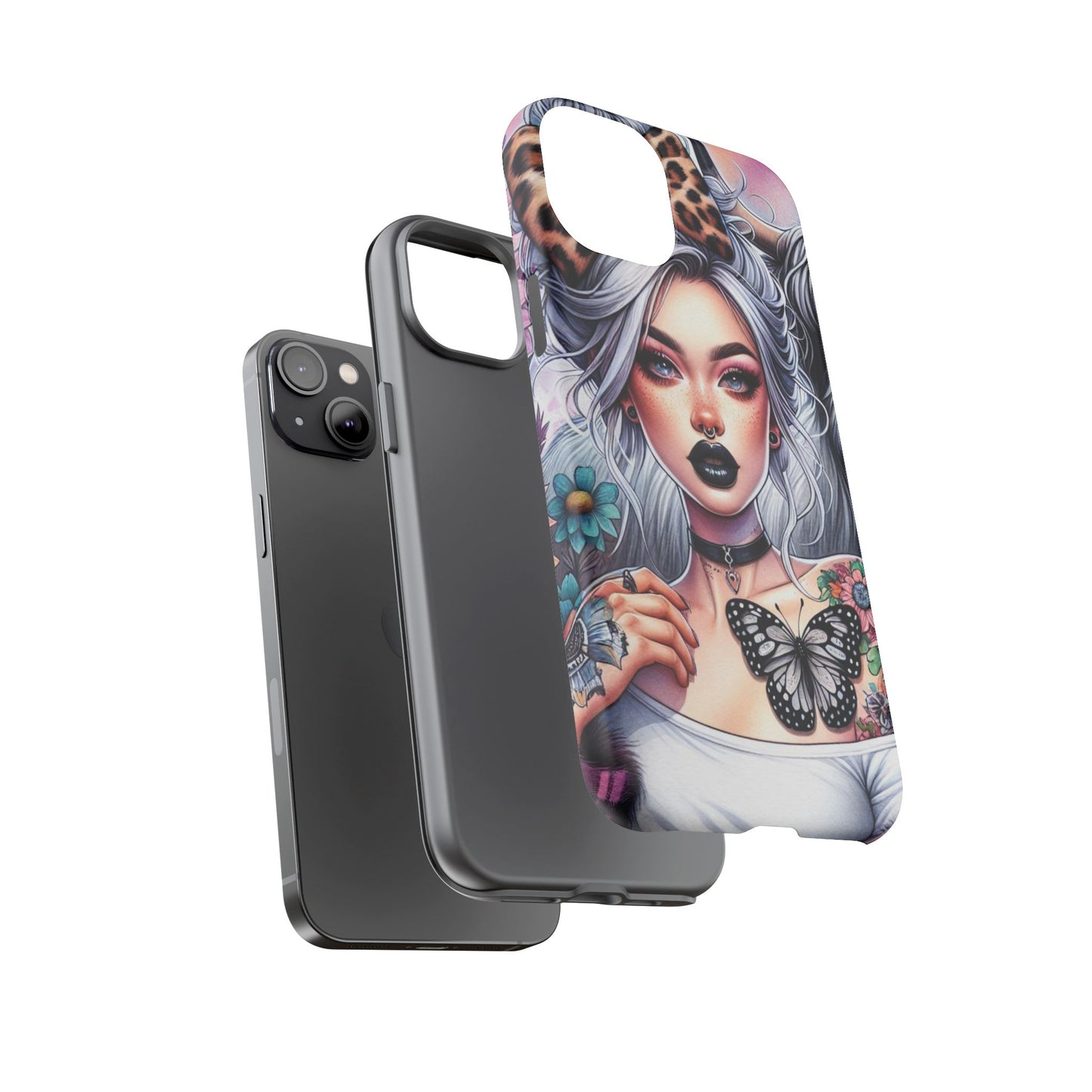 Wild Spirit – Gothic Chic & Nature Fusion Mobile Cover