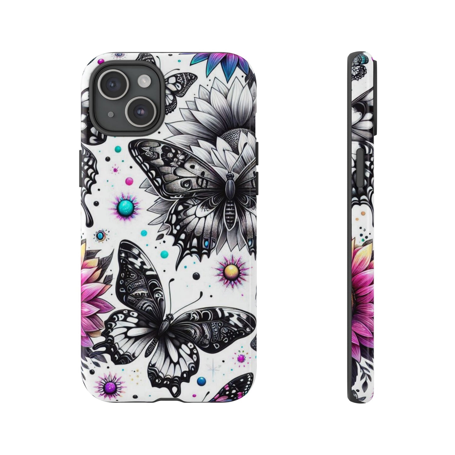 Celestial Flight – Cosmic Butterflies & Floral Magic Mobile Cover
