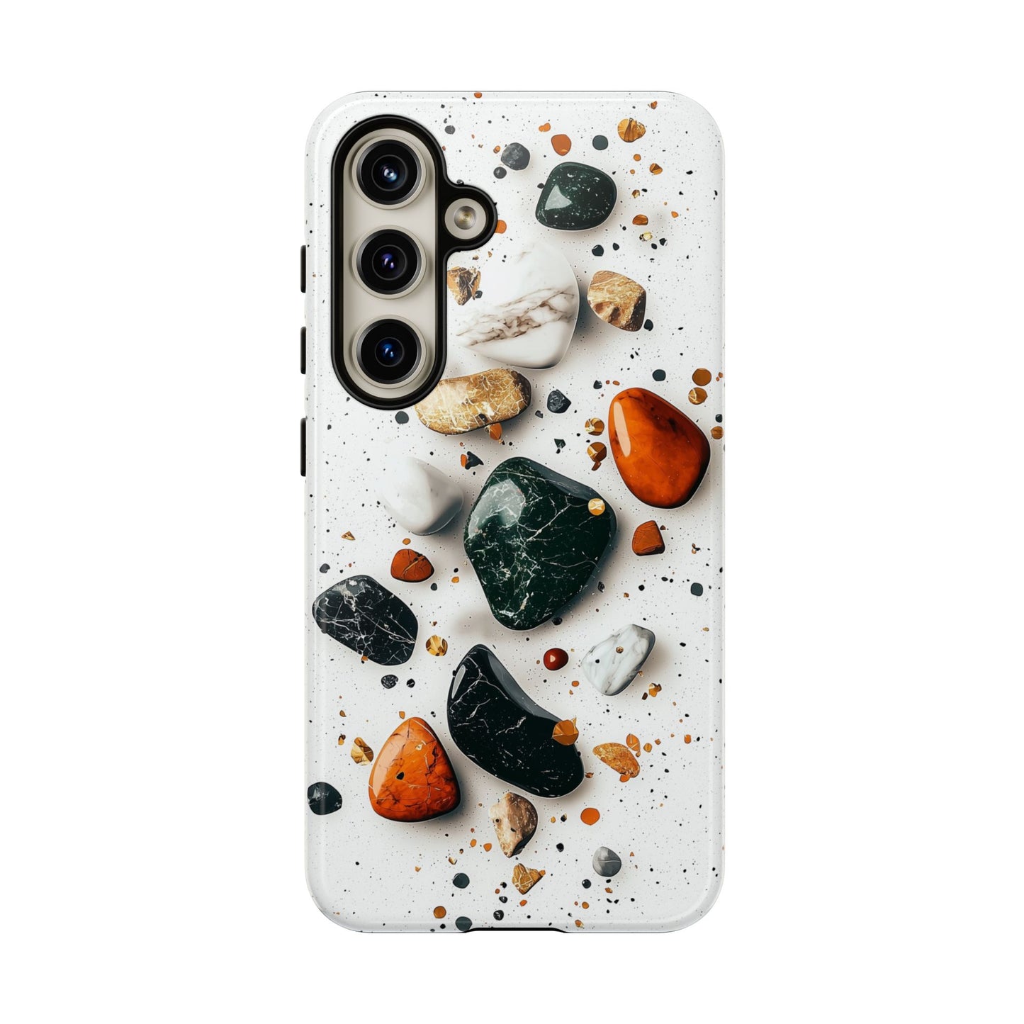Marble Mosaic Charm – Terrazzo Stone Phone Case for iPhone, google Pixel & Samsung