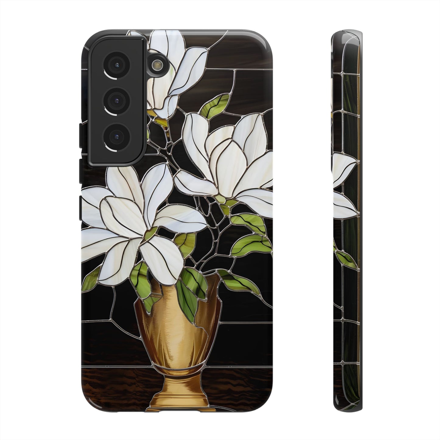 Stained Glass Floral Phone Case