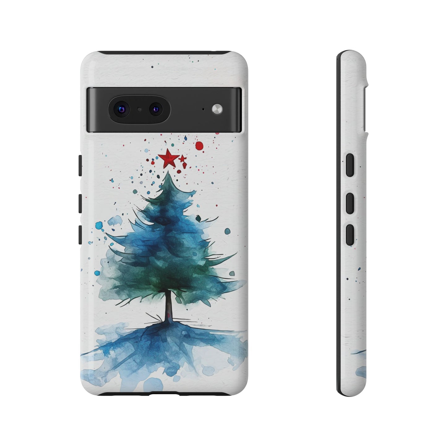 Winter Bloom – Watercolor Tree Art Case for iPhone, Pixel & Samsung
