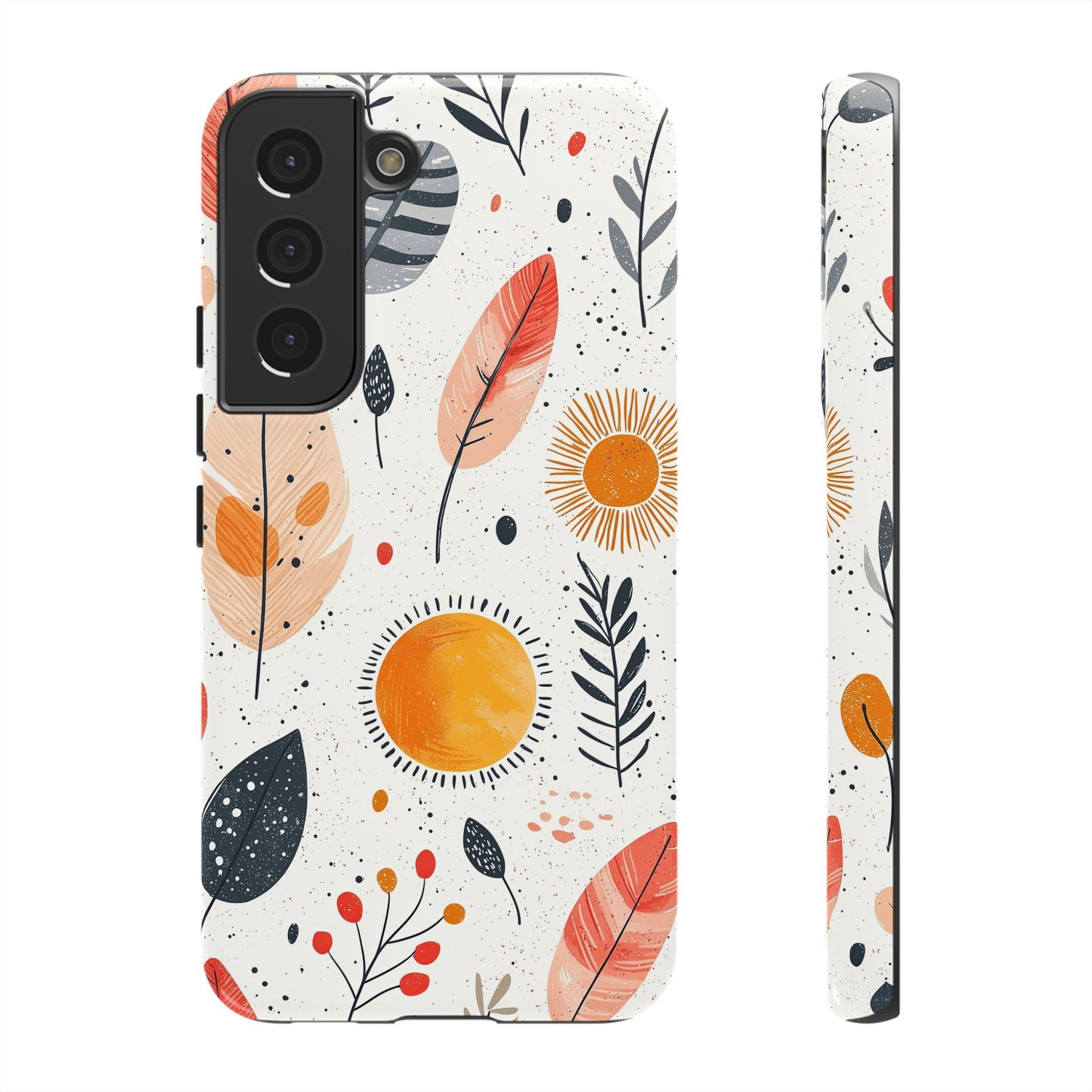 Sunshine & Feathers Boho Phone Case for iPhone, Pixel & Samsung