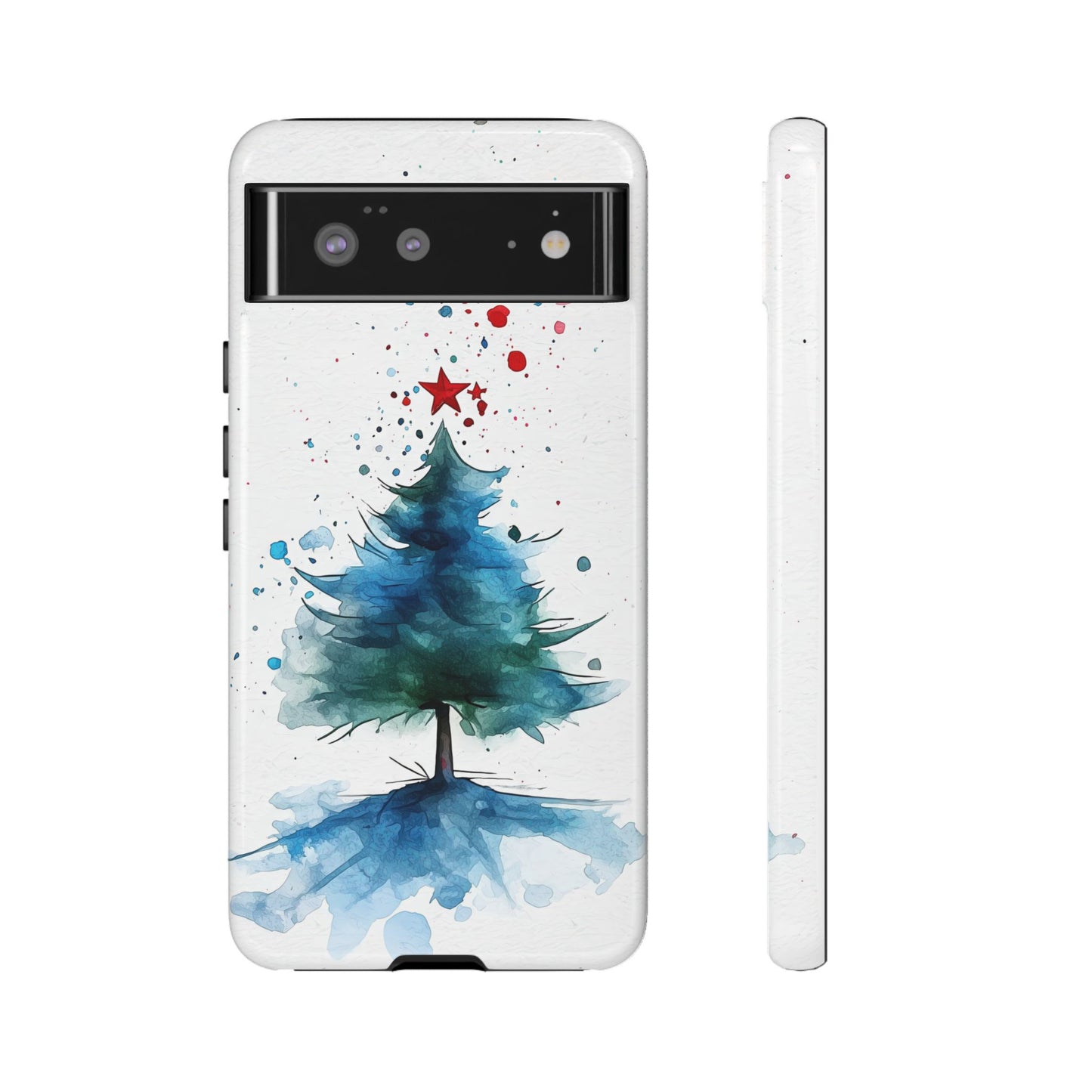 Winter Bloom – Watercolor Tree Art Case for iPhone, Pixel & Samsung