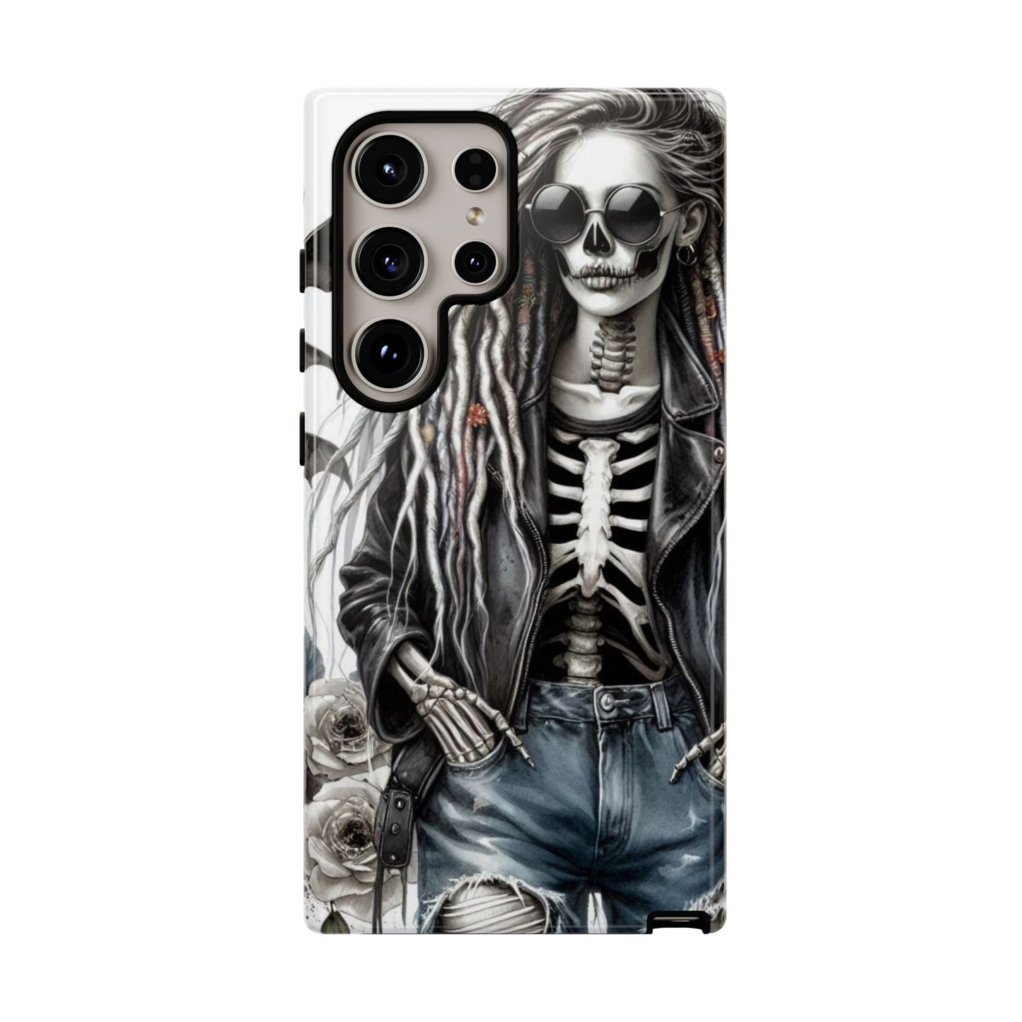 Skull Queen – Gothic Skeleton & Dark Grunge Mobile Cover