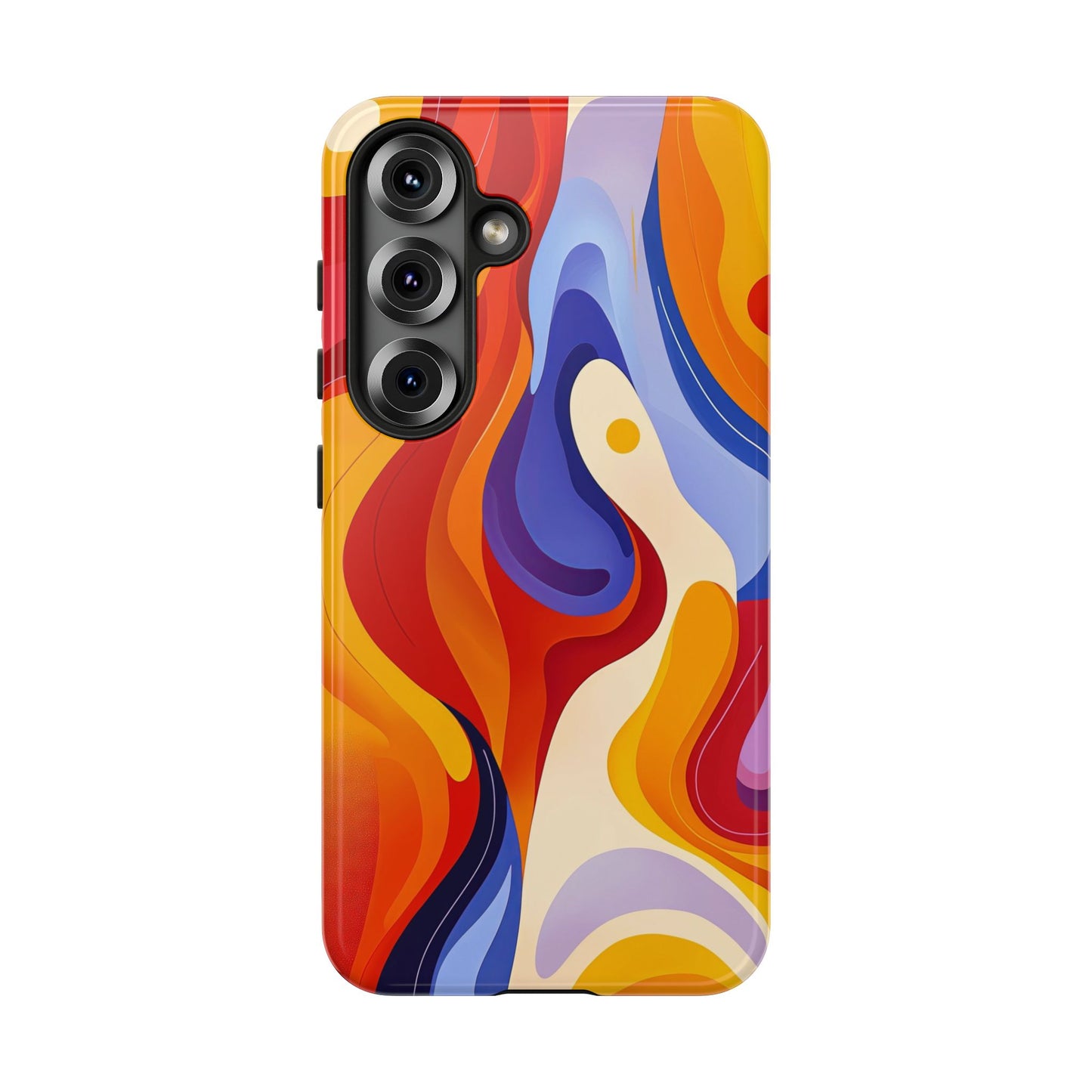 LavaFlow – Vivid Heatwave Abstract Phone Case for iPhone, Samsung & Pixel