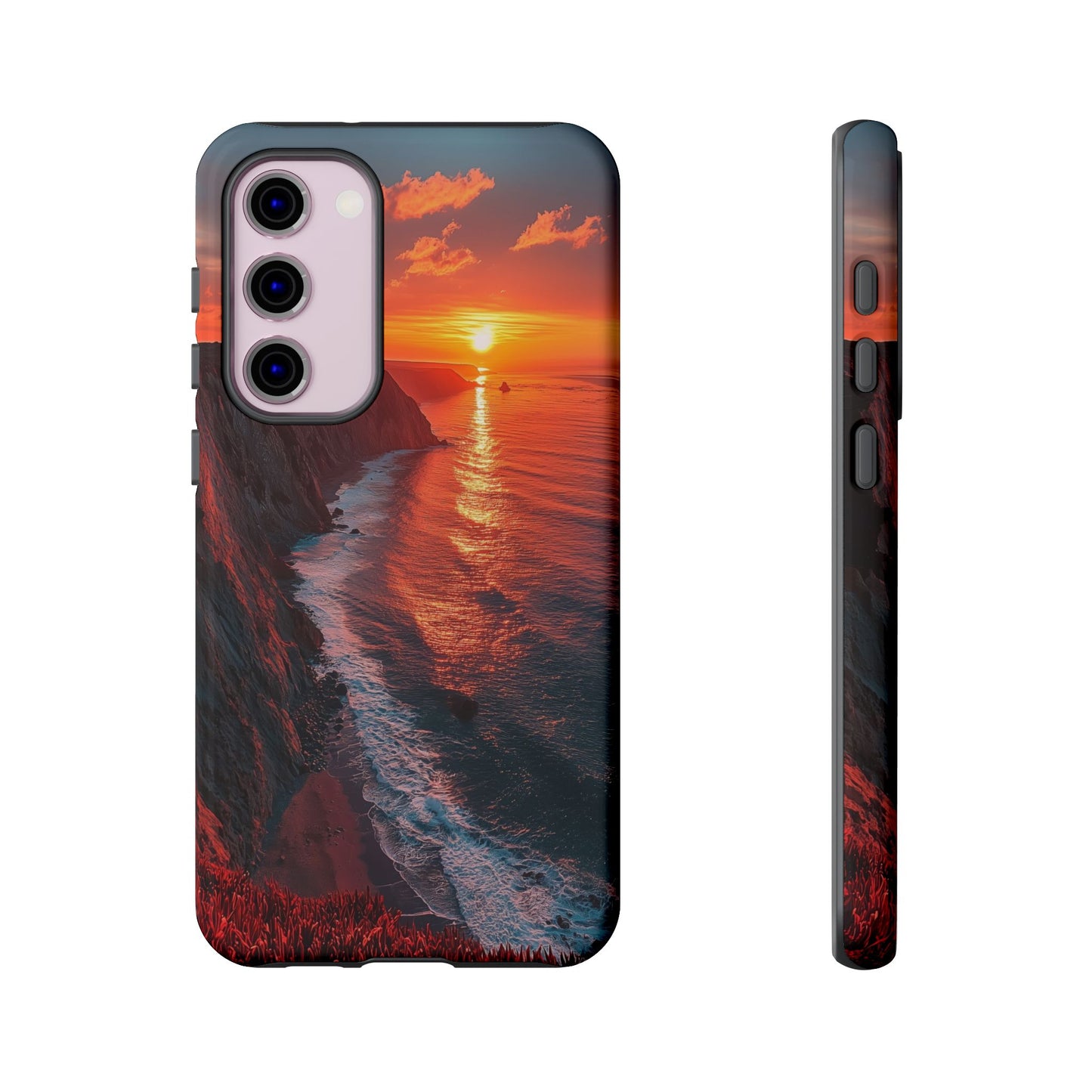 Minimal Nature Scene Case – Calm Landscape for iPhone, Samsung & Pixel