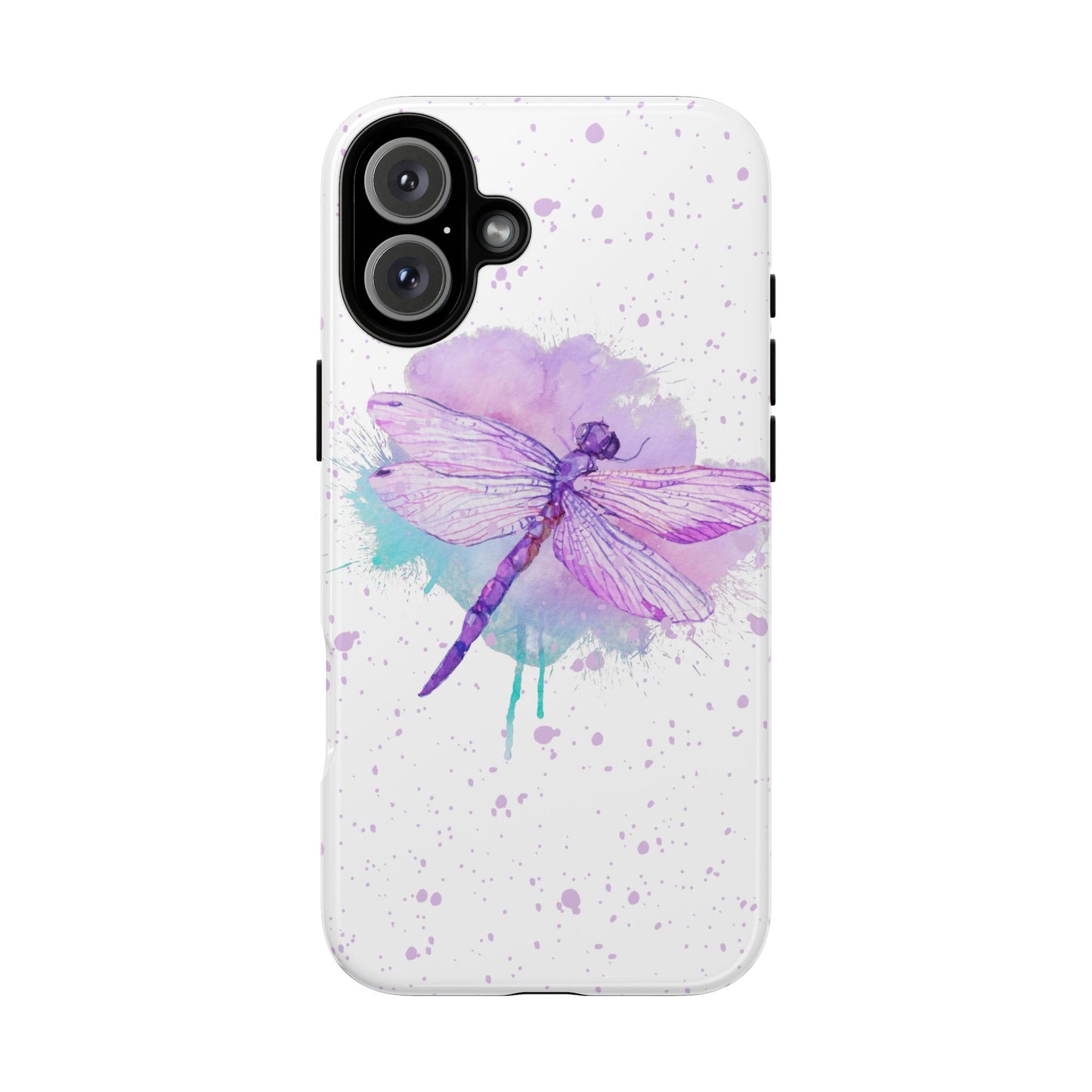 Watercolor Dragonfly Print Phone Case - iPhone, Samsung & Google Pixel Cover - Artistic Phone Case, Insect Lover Gift