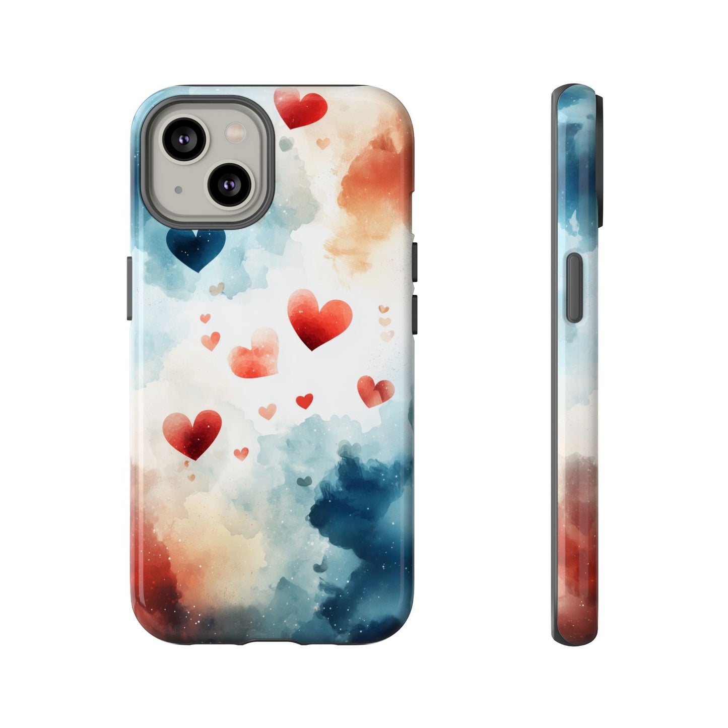 Heartfelt Skies - Watercolor Anime Phone Case for iPhone, Samsung, Google Pixel