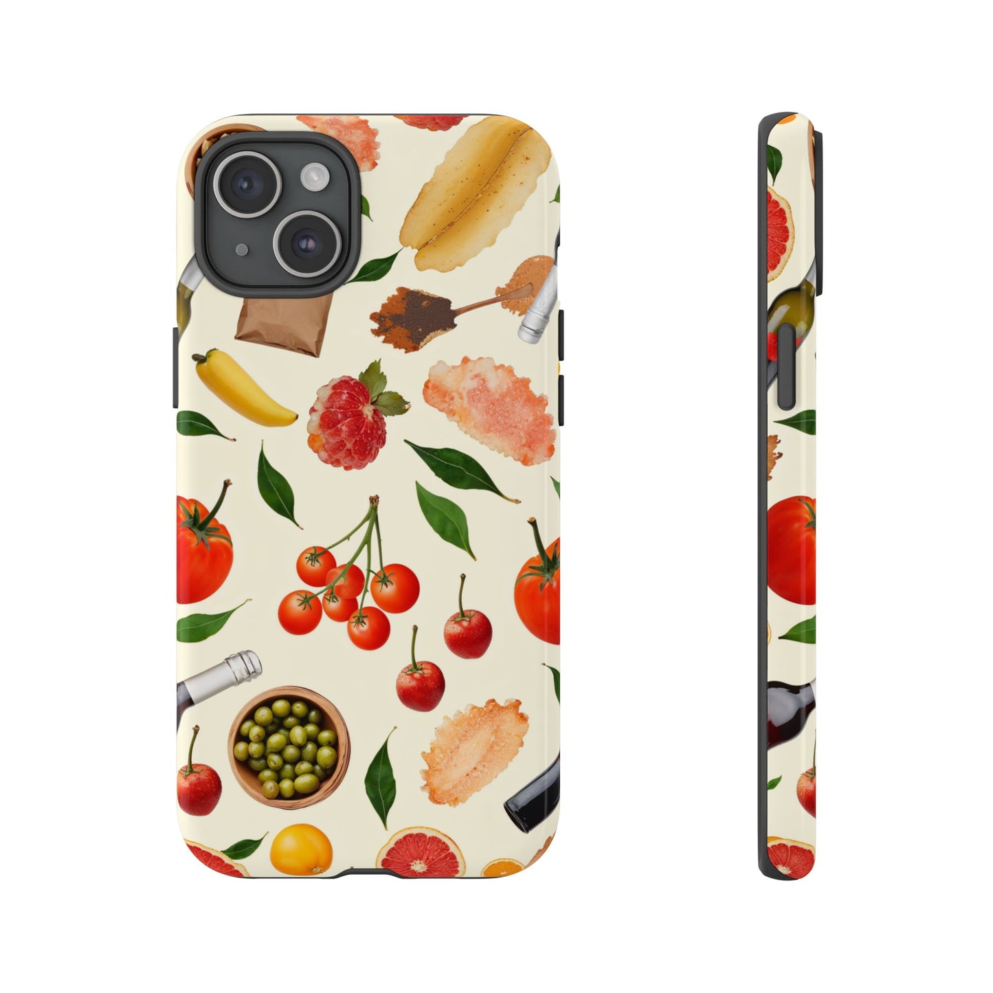 Fresh Fruits & Veggies Pattern Phone Case