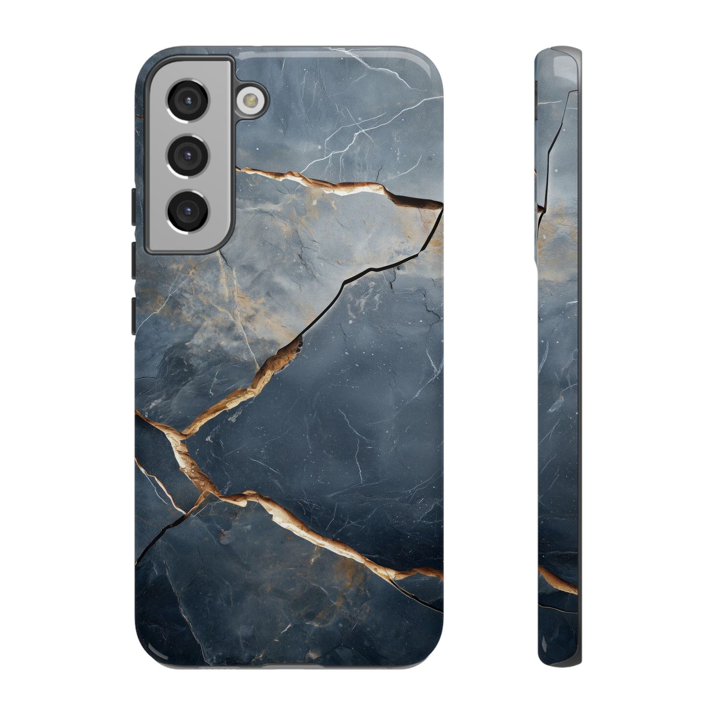 Cracked Marble Stone Phone Case for iPhone, Samsung & Google Pixel