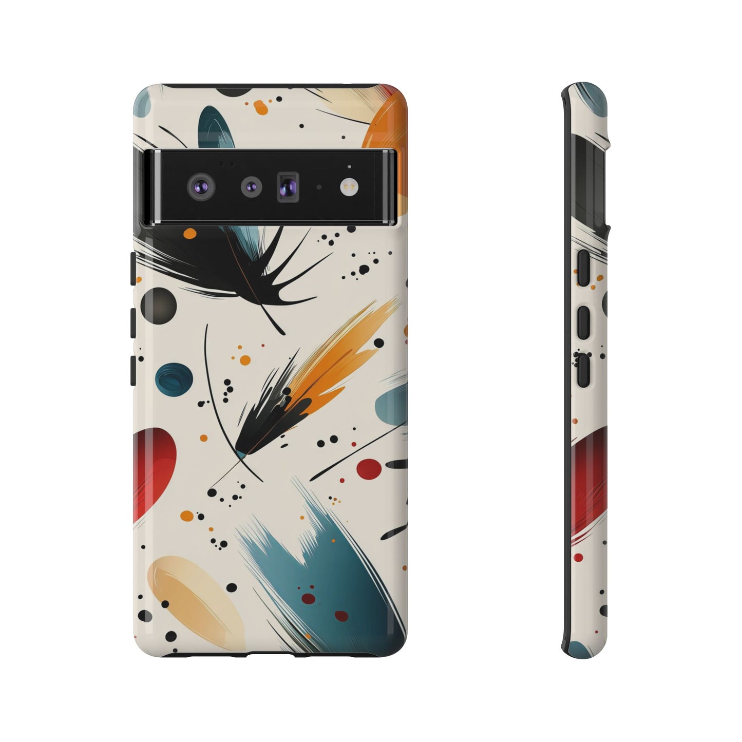 Feathered Motion Abstract Phone Case for iPhone, Samsung & Pixel