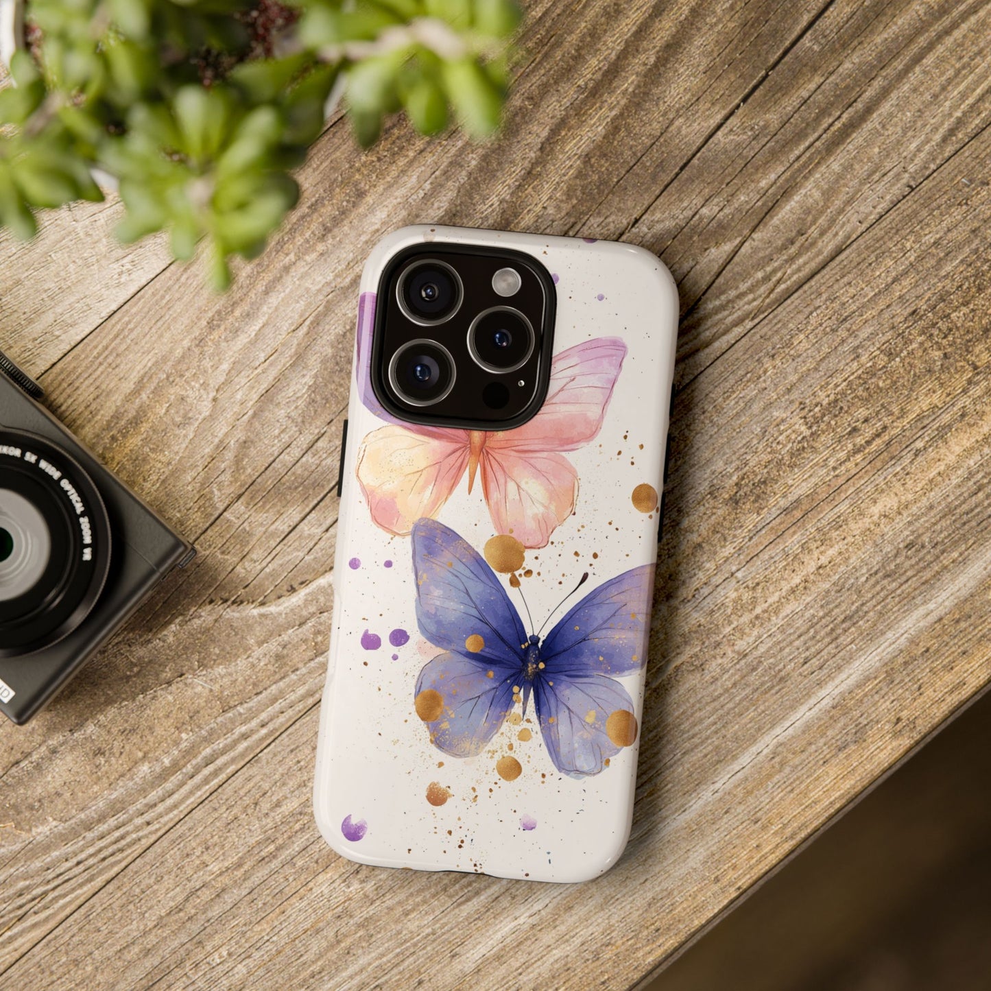 Butterfly Dreamscape" – Soft Watercolor Case for iPhone, google Pixel & Samsung