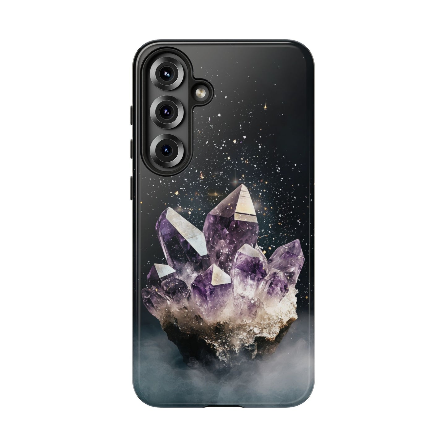 Celestial Amethyst Crystal Phone Case for iPhone, Samsung & Google Pixel