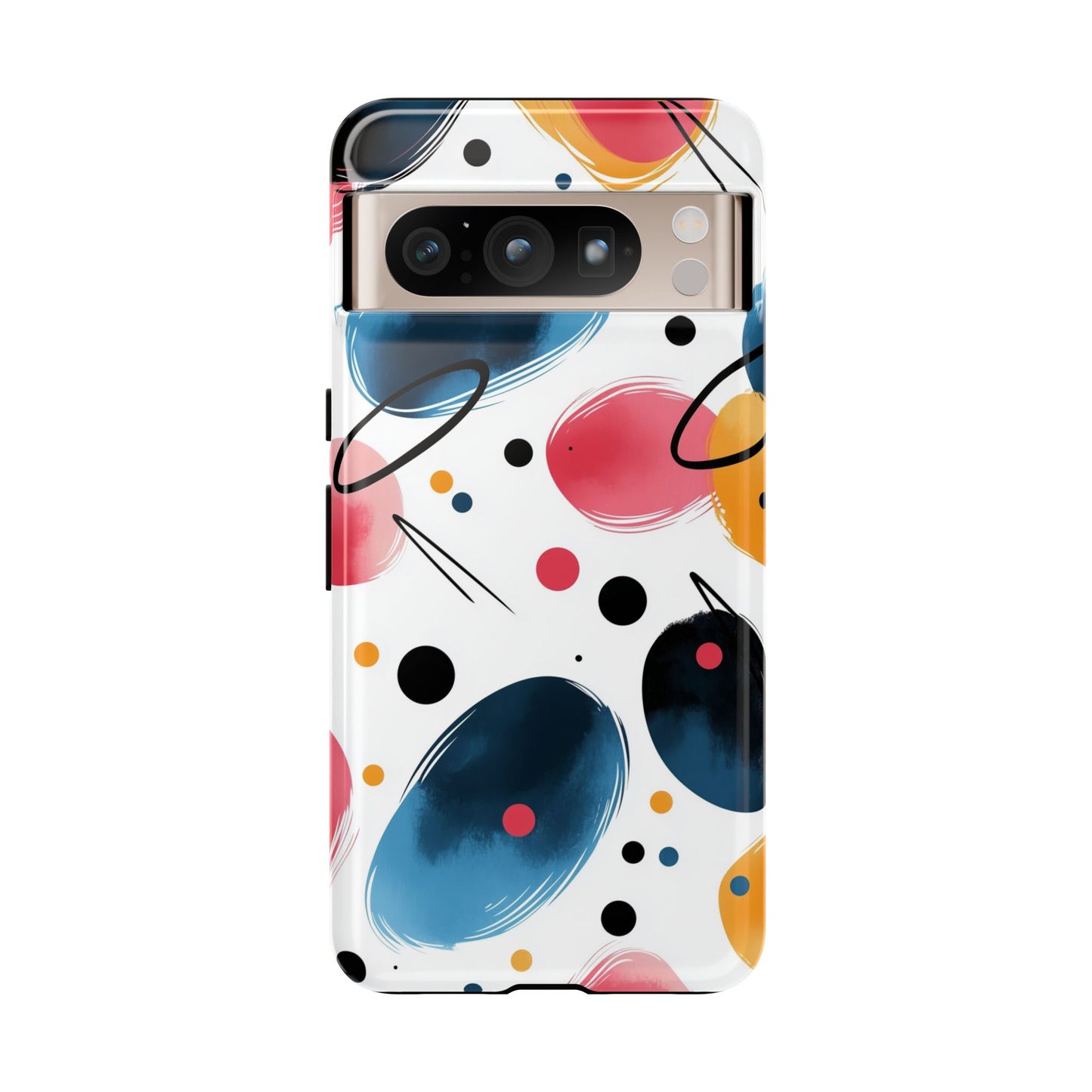 Retro Memphis Vibes – Abstract Art Phone Case for iPhone, google Pixel & Samsung