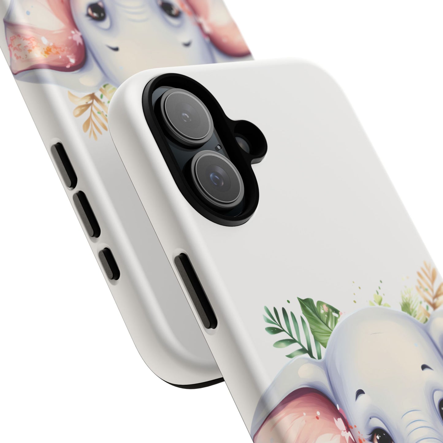 Adorable Baby Elephant Mobile Cover – Floral Fantasy Art