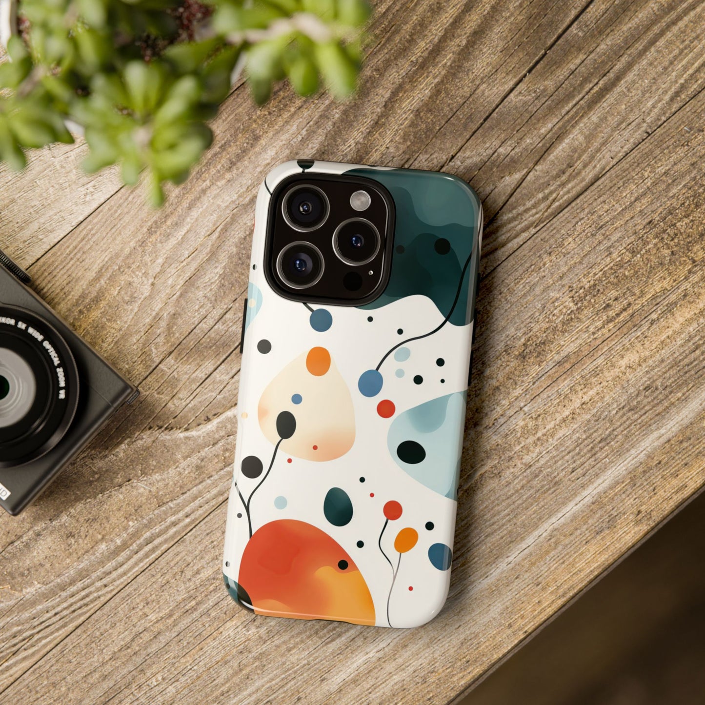 Neural Bloom – Organic Abstract Art Phone Case – iPhone, Google Pixel, Samsung