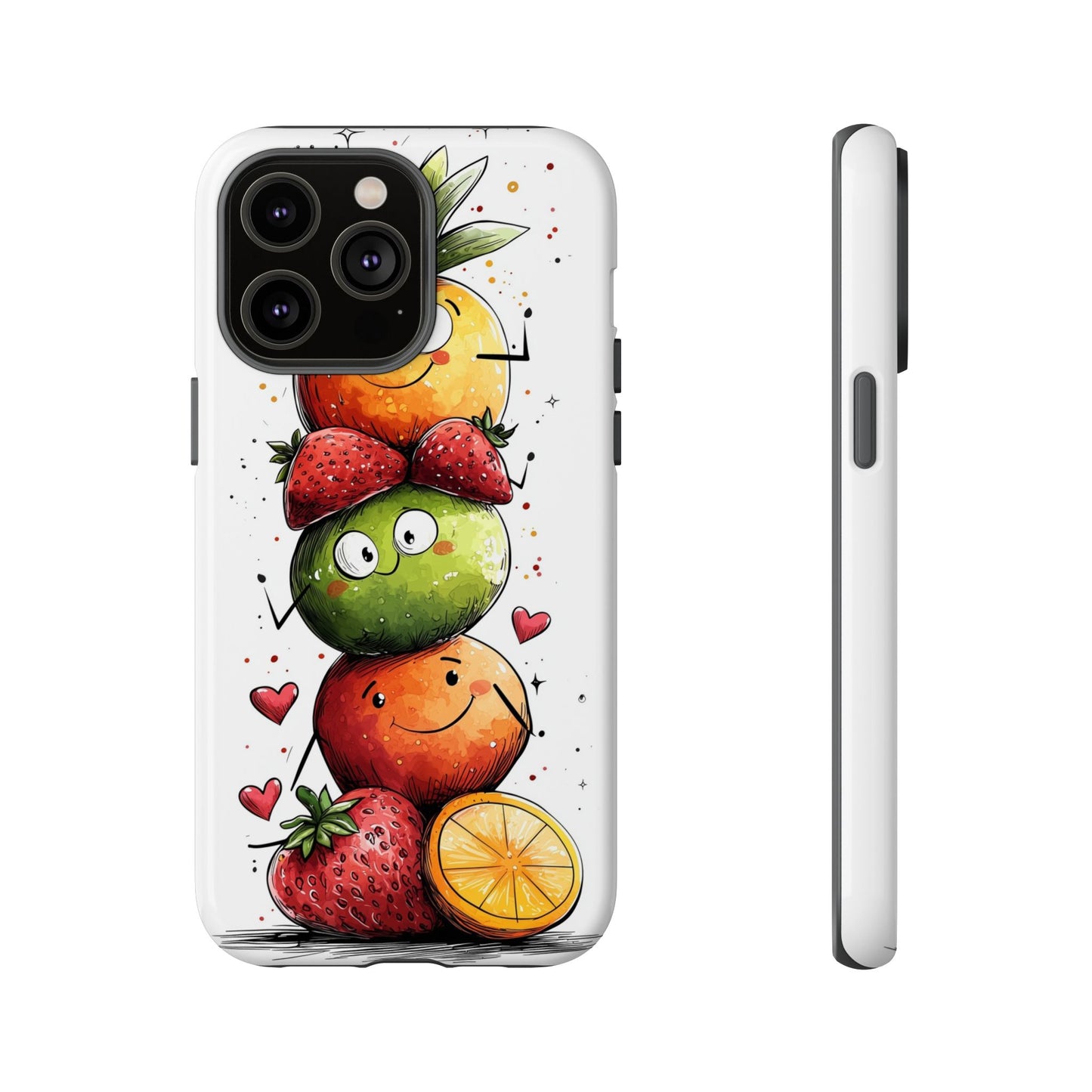 Cute Fruit Stack Phone Case β Fun & Playful Anime Art for iPhone, Google Pixel & Samsung
