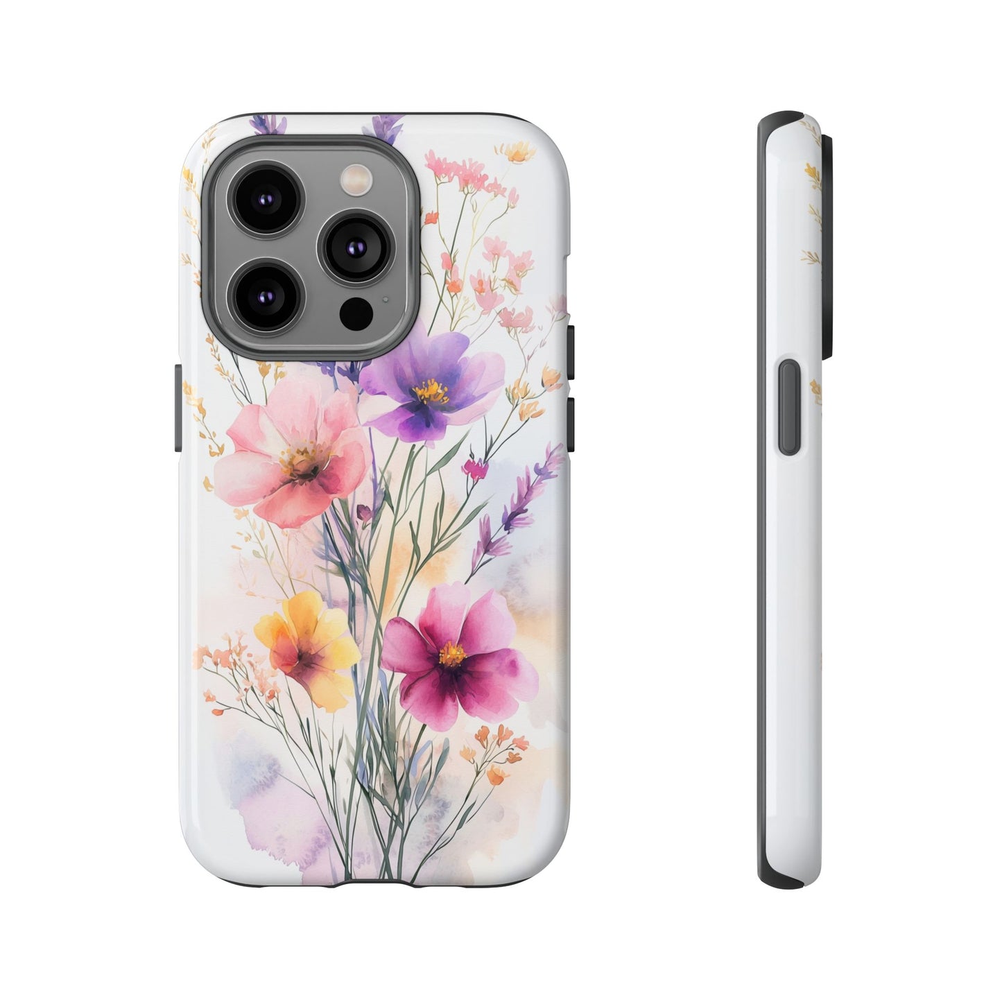 Blooming Meadow Watercolor Phone Case for iPhone, google Pixel & Samsung