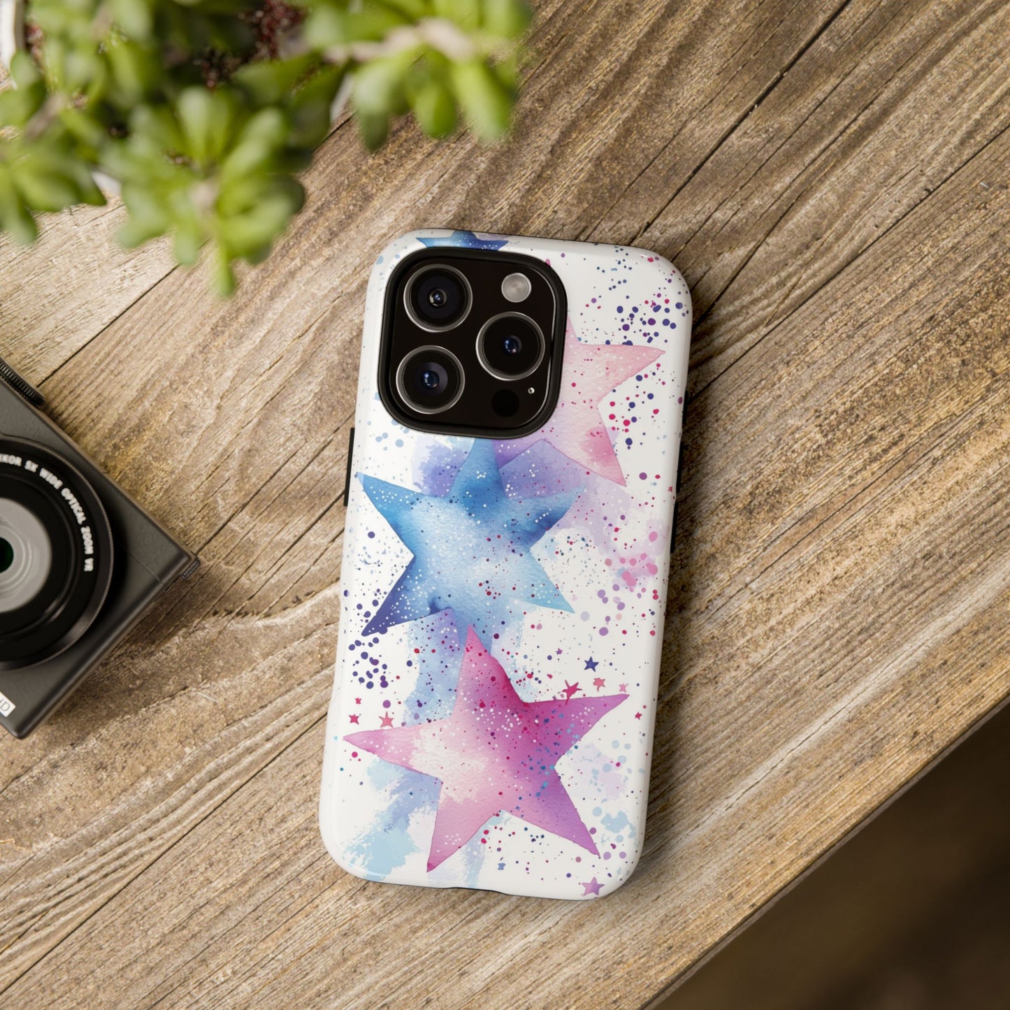 Pastel Galaxy Watercolor Phone Case for iPhone, google Pixel & Samsung