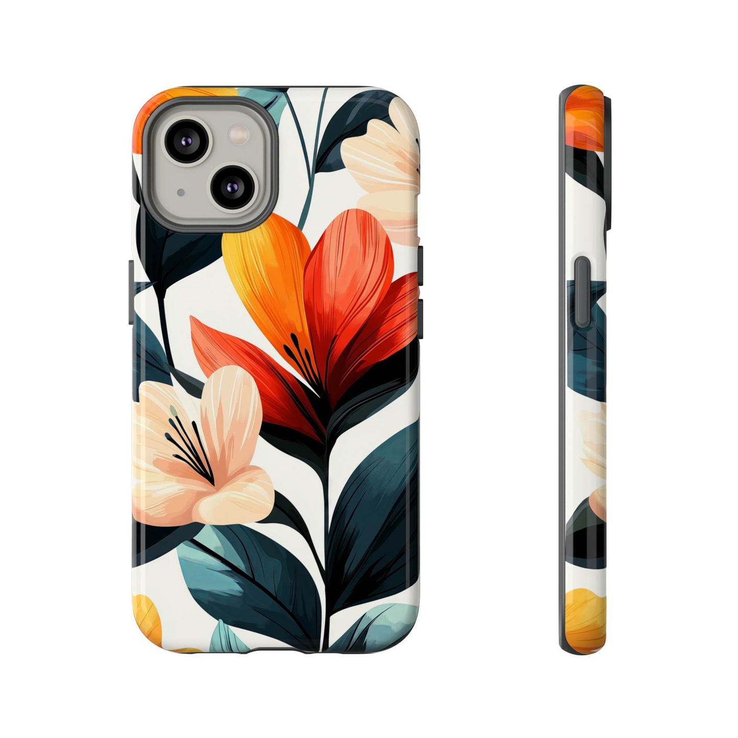 Sunset Garden Floral Case | Vibrant Bloom Design for iPhone, Pixel & Samsung