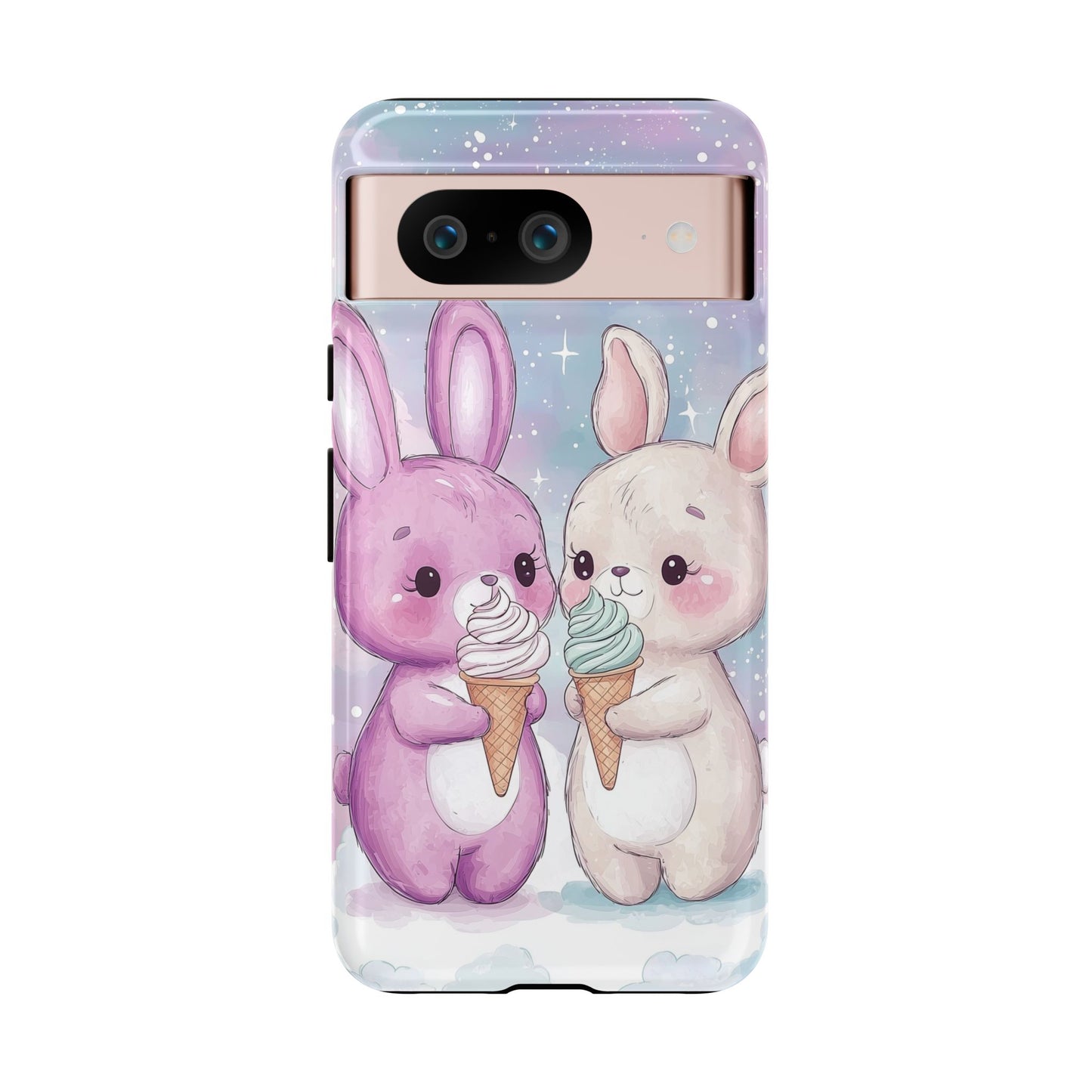 Sweet Bunny Bliss - Kawaii Anime Phone Case for iPhone, Samsung, Google Pixel