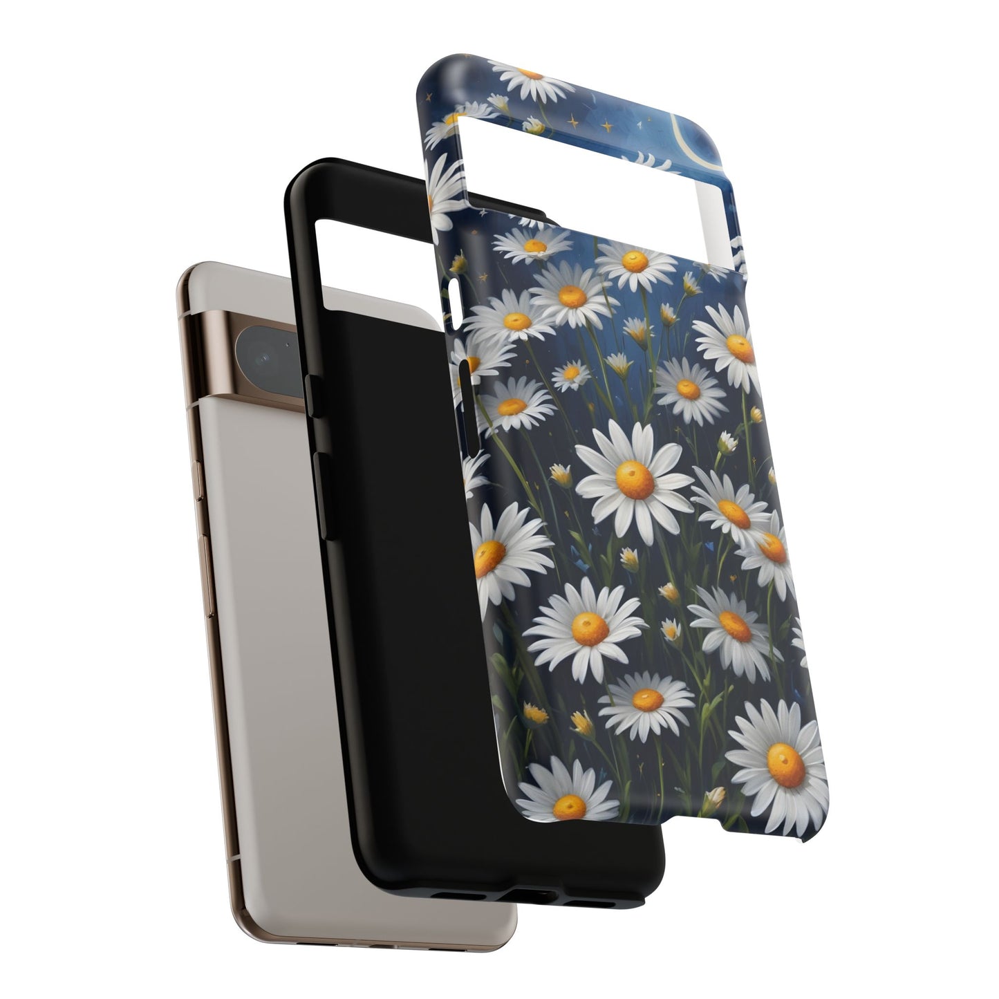Witchy Daisy Flowers Phone Case Vintage Botanical Cover