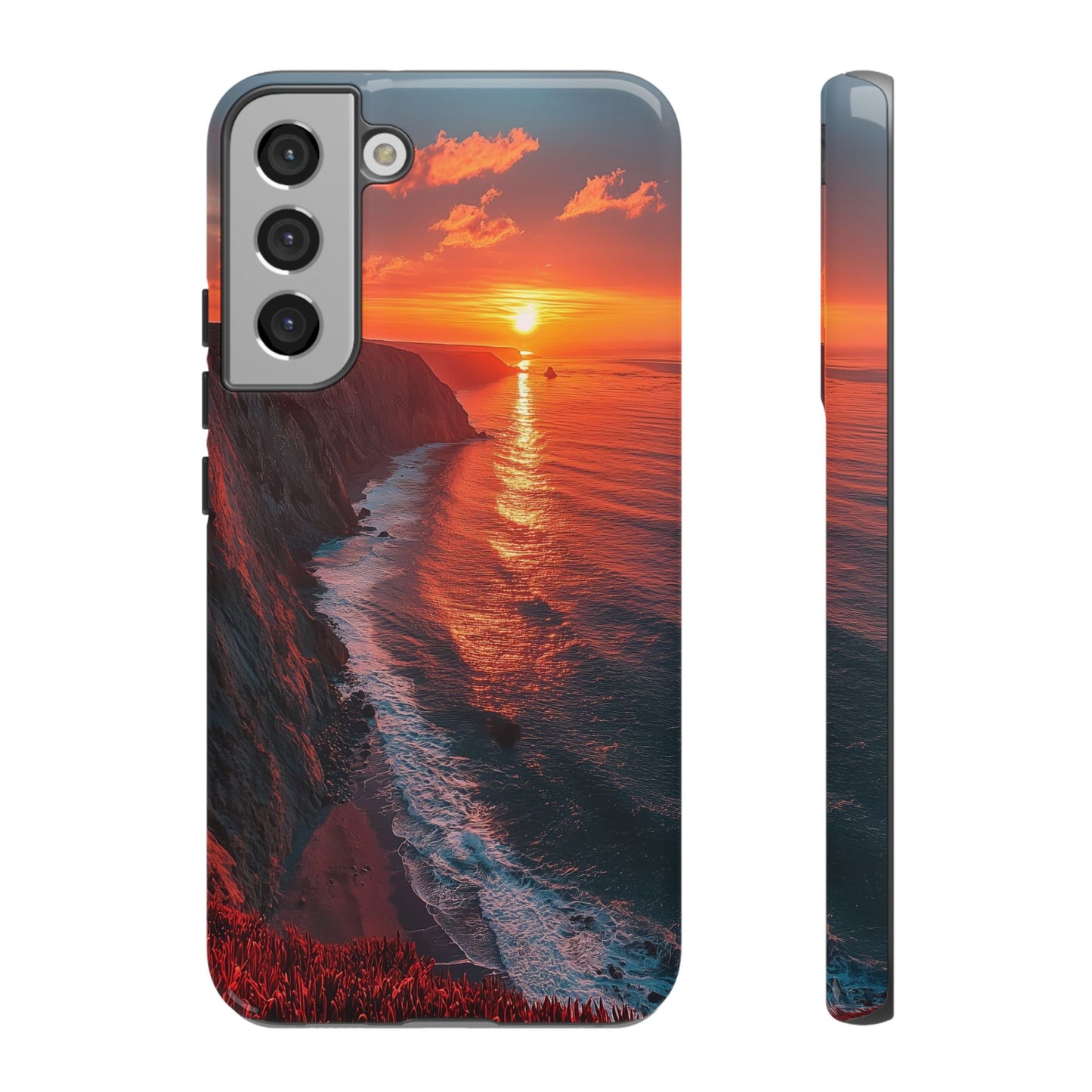 Minimal Nature Scene Case – Calm Landscape for iPhone, Samsung & Pixel