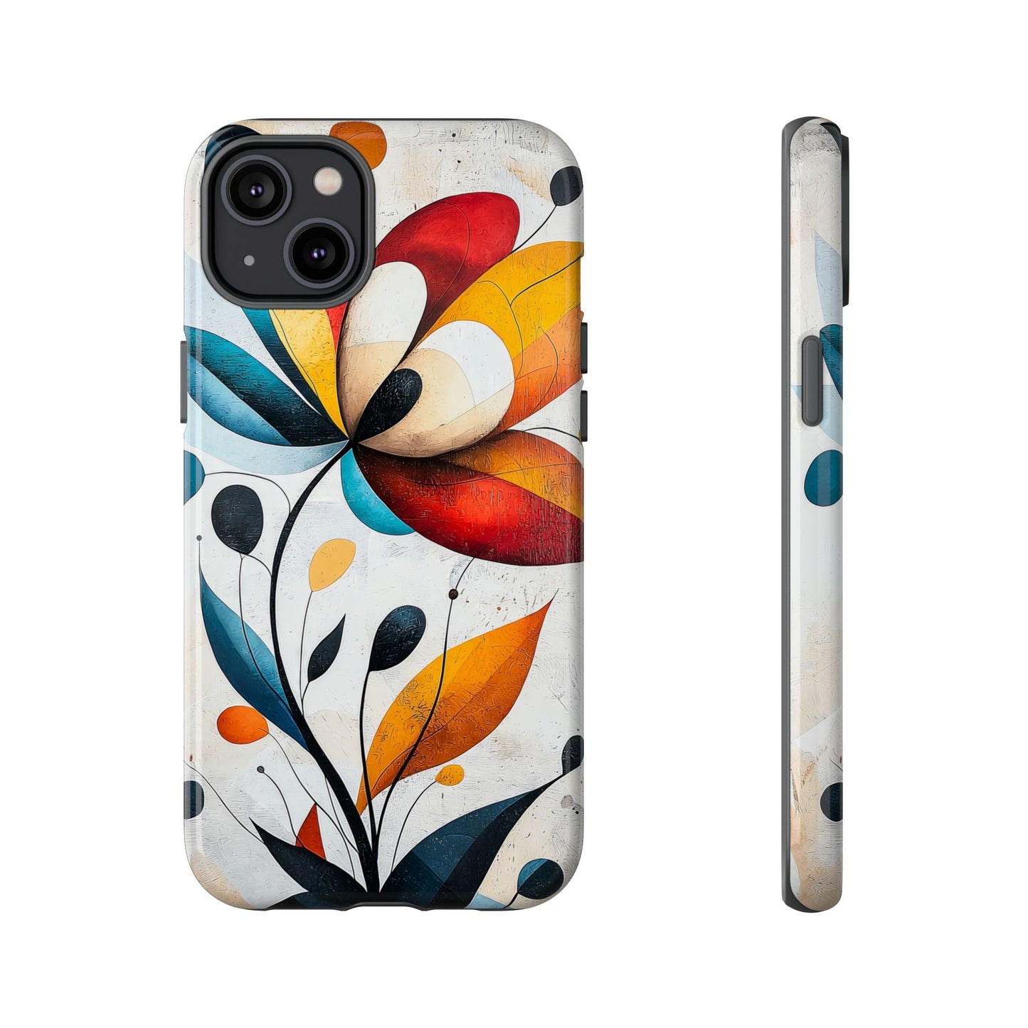 Prism Bloom – Bold Geometric Floral Case for iPhone, Pixel & Samsung