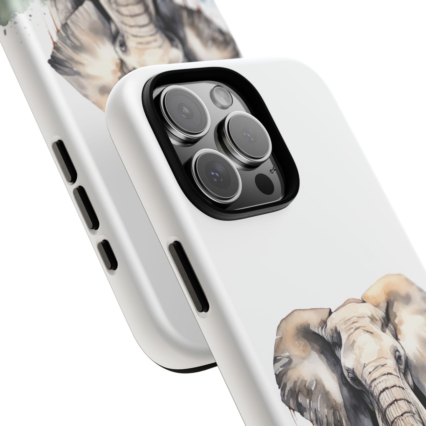 Safari Watercolor Elephant Mobile Cover – Artistic Wildlife Design