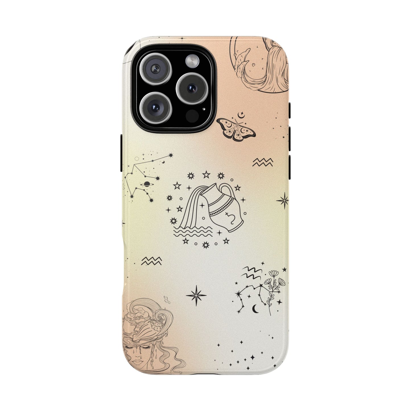 Aquarius Zodiac Sign Phone Case β Futuristic & Unique Design for iPhone, Samsung & Google Pixel