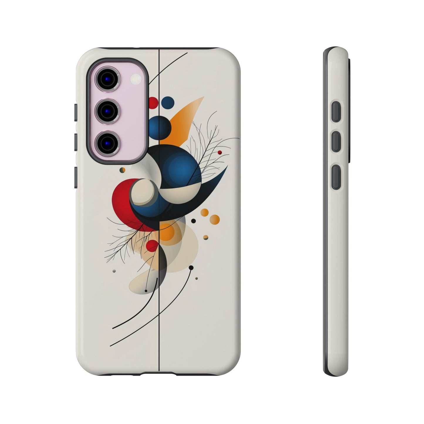 Celestial Balance – Abstract Geometric Phone Case for iPhone, Samsung & Pixel