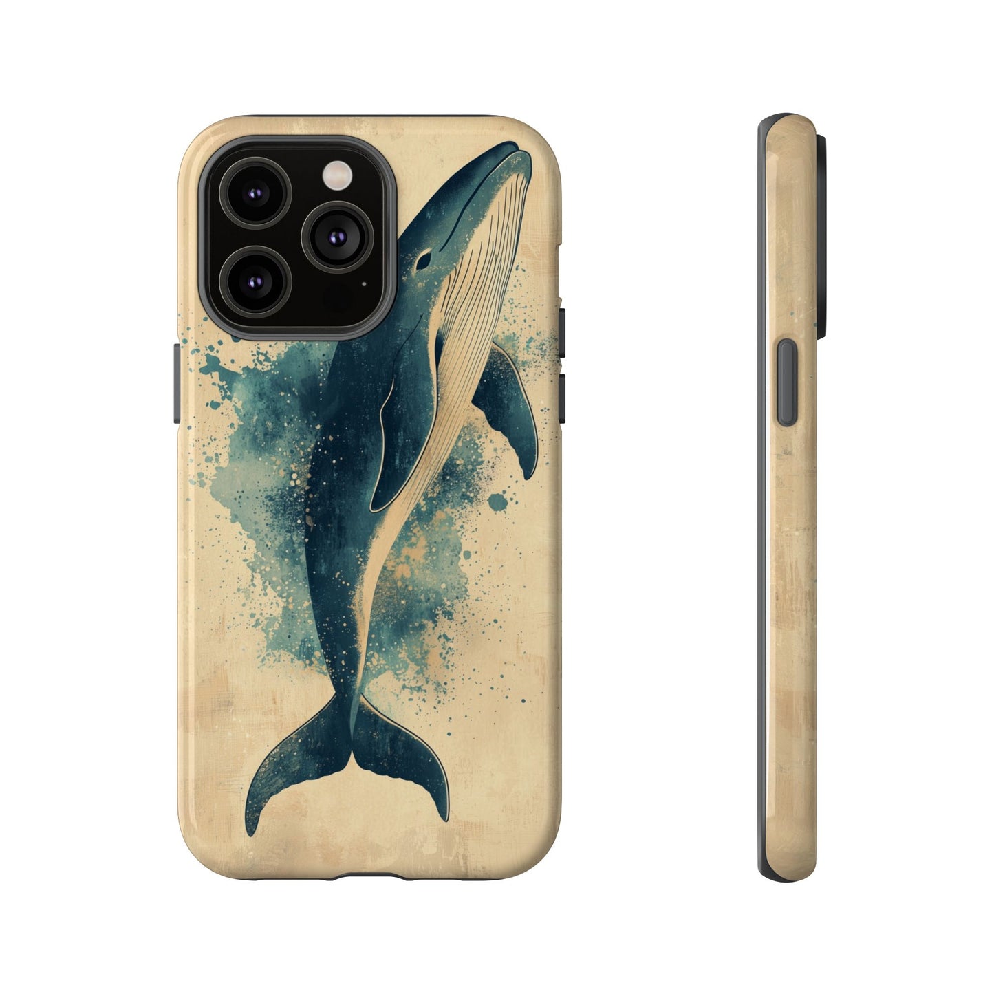 Ocean Majesty: Watercolor Whale Case for iPhone, Samsung & Pixel