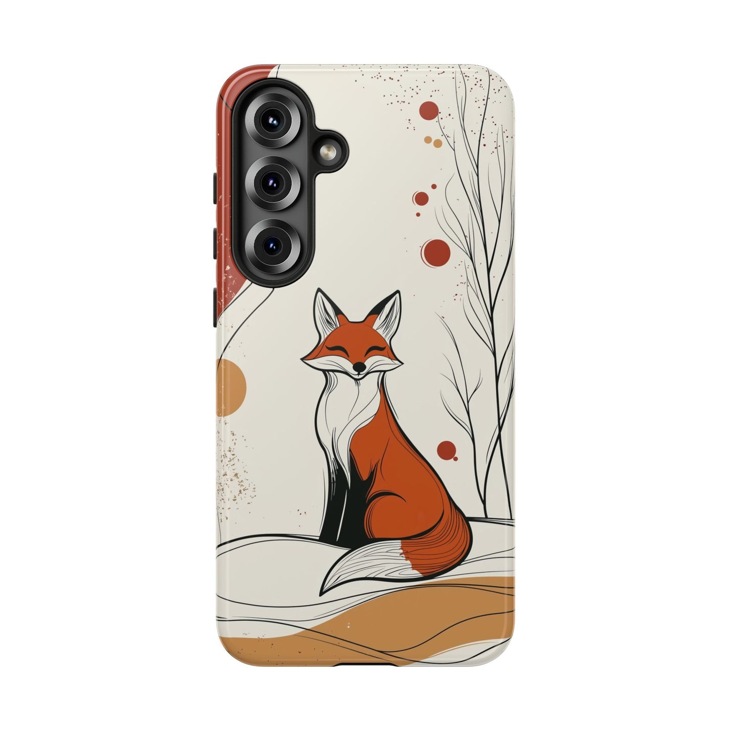 Smiling Fox: Playful Forest Charm Phone Case for iPhone, Samsung & Pixel