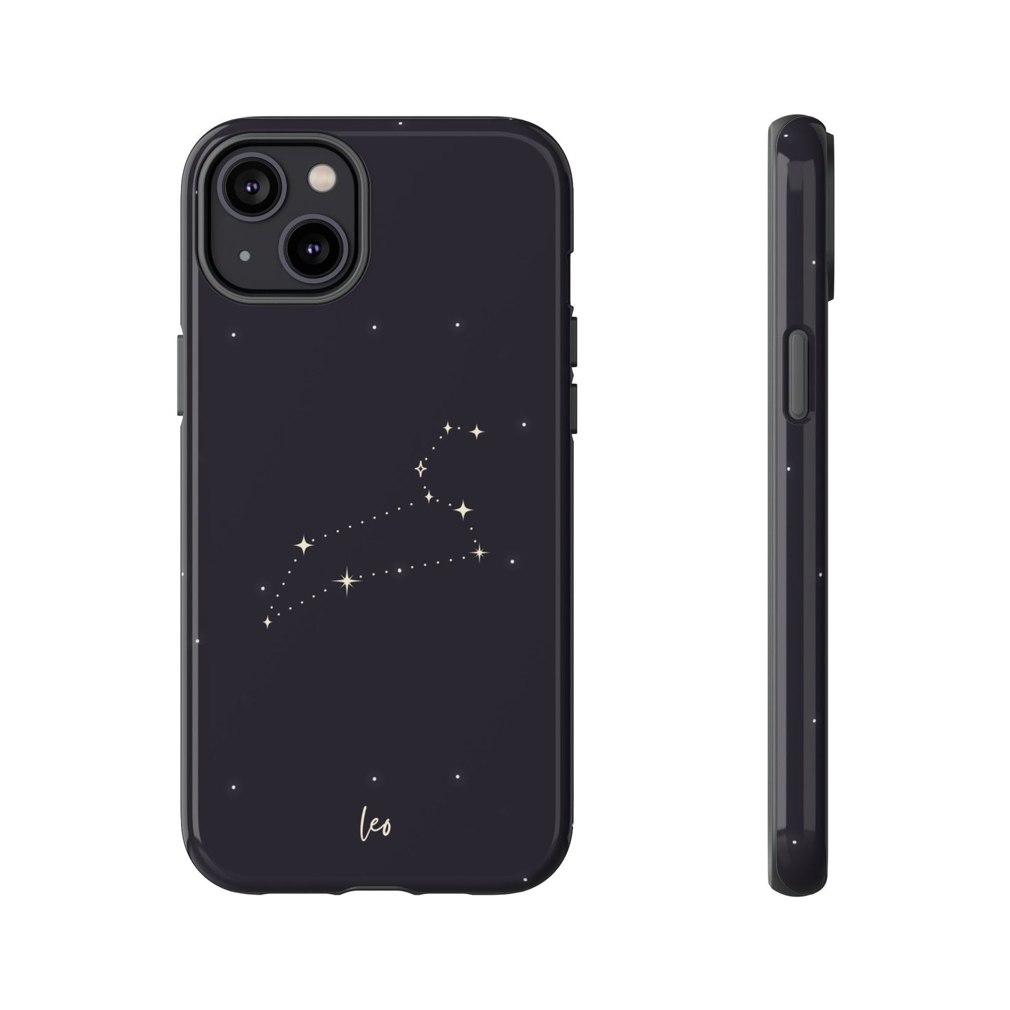 Leo Constellation Phone Case – Majestic Starry Night Pattern – Cosmic Aesthetic for iPhone, Samsung & Google Pixel