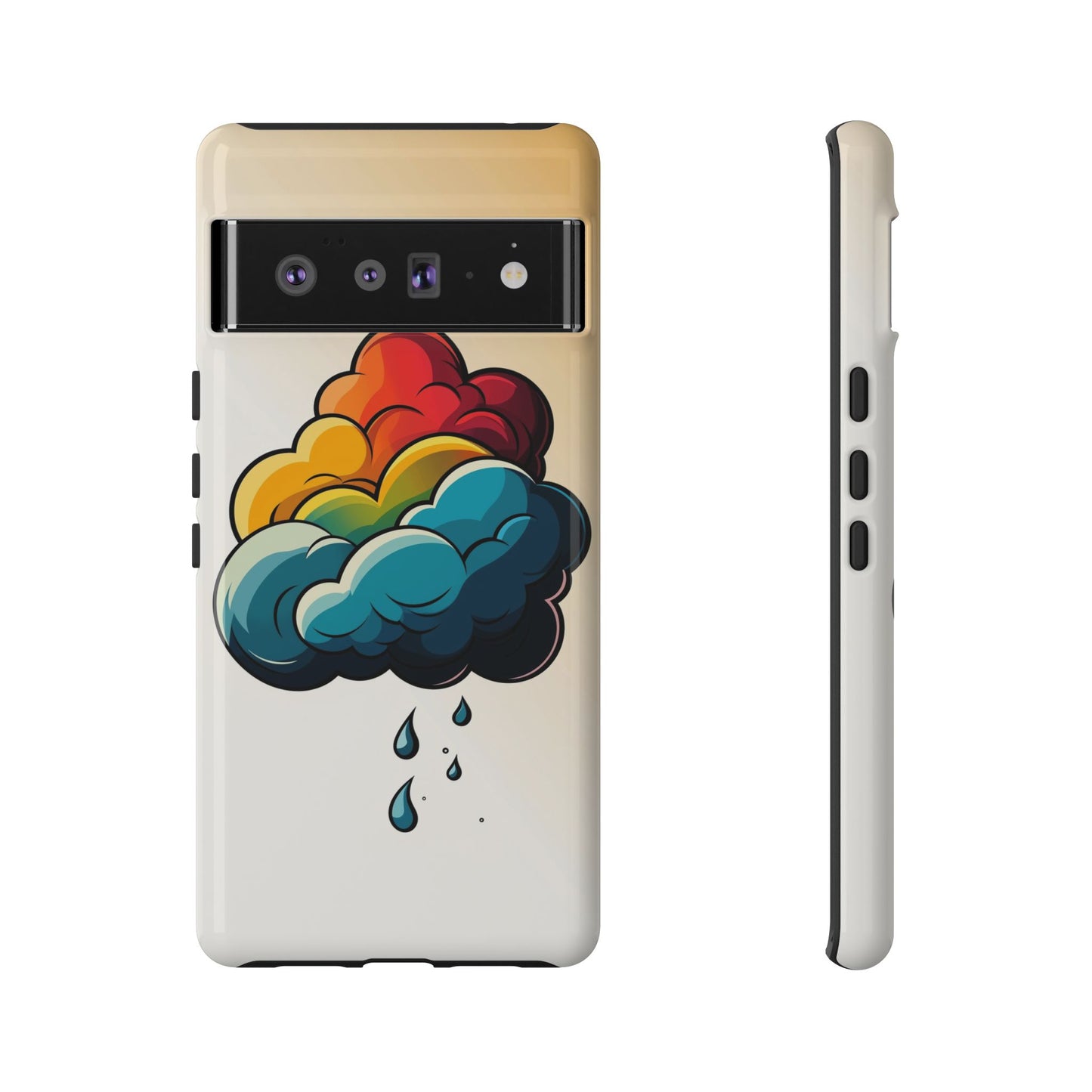Whimsical Anime Cloud Phone Case for iPhone, Samsung, Google Pixel