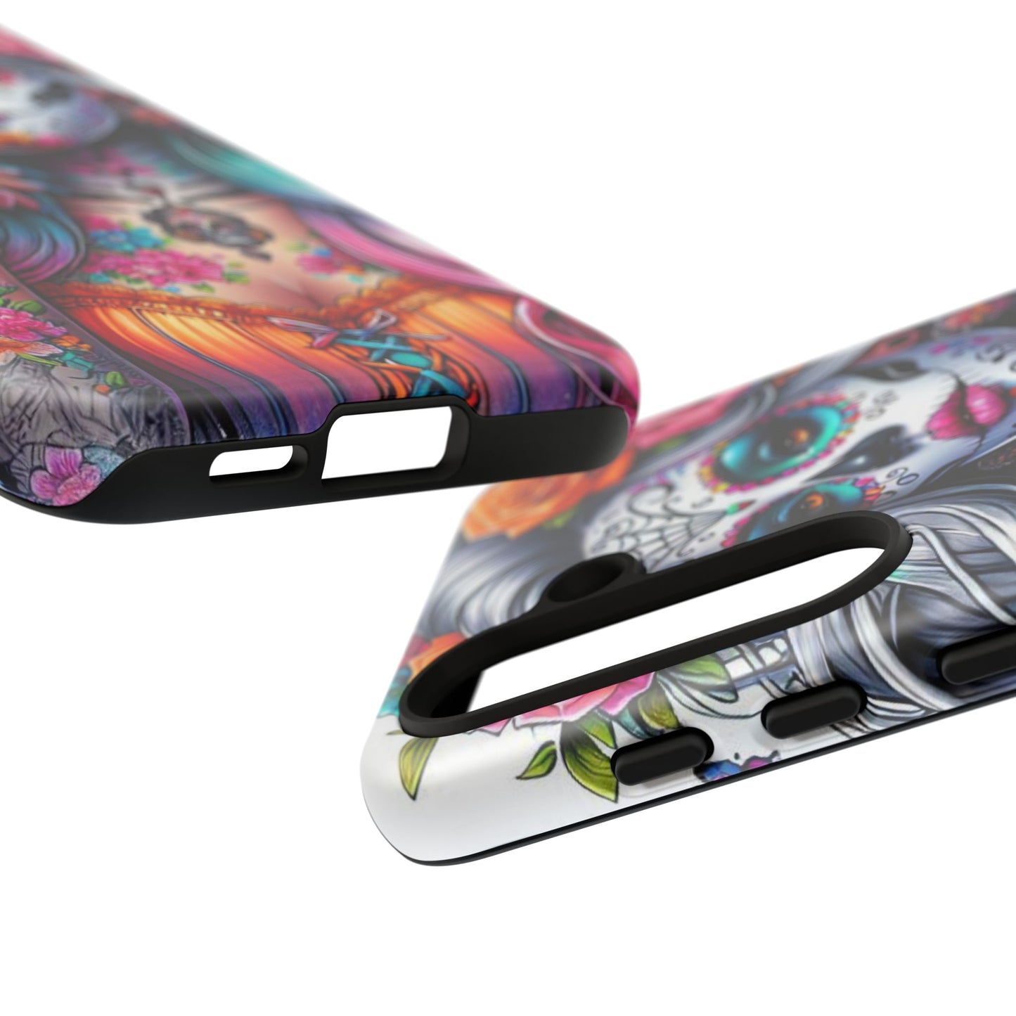 Sugar Skull Goddess – Día de los Muertos Floral Queen Mobile Cover