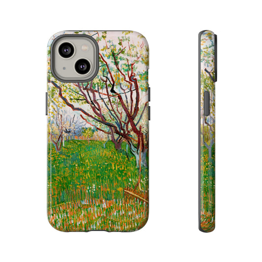 Greenery Phone Case, Vincet Van Gogh Phone Case - iPhone, Samsung, Google Pixel Cover - Painting Phone Case - Van Gogh Art Gift - Aesthetic Phone Case, Nature Lover Gift