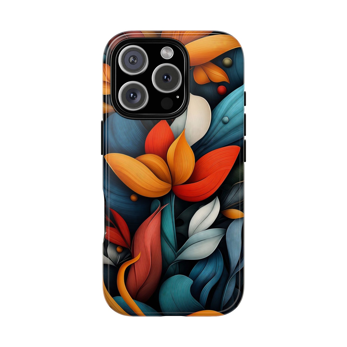 Velvet Bloom – Elegant Floral Art Phone Case for iPhone, Pixel & Samsung