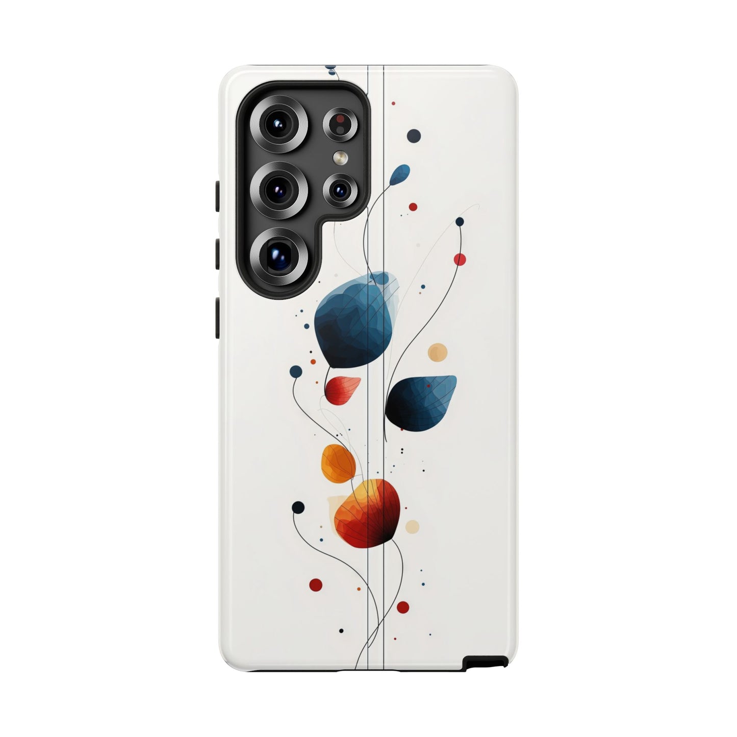 Celestial Dots Abstract Phone Case – Space-Inspired Art for iPhone, Samsung & Pixel