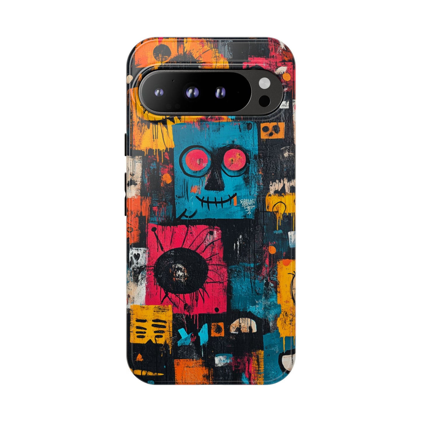 Jean-Michel Basquiat Art Phone Case – Modern Aesthetic Cover - iPhone, Samsung & Google Pixel Cover - Artistic Painting Case, Art Lover Gift