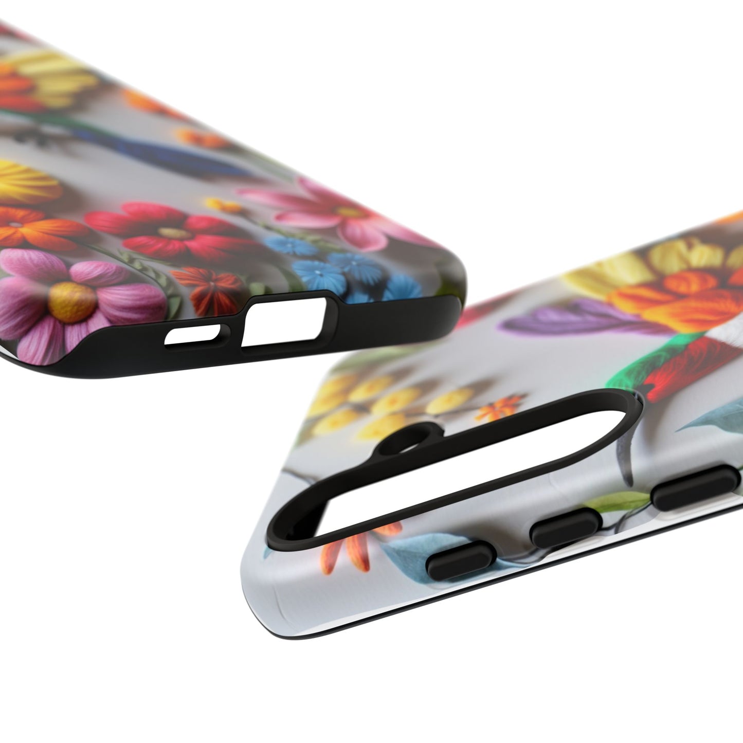 Elegant Hummingbird with Floral Mosaic Design | Nature's Artistic Vibes | Pixel 8 pro