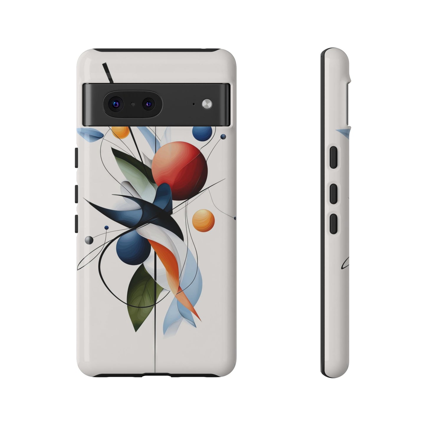 Orbit Bloom – Minimal Abstract Art Phone Case for iPhone, Samsung & Pixel
