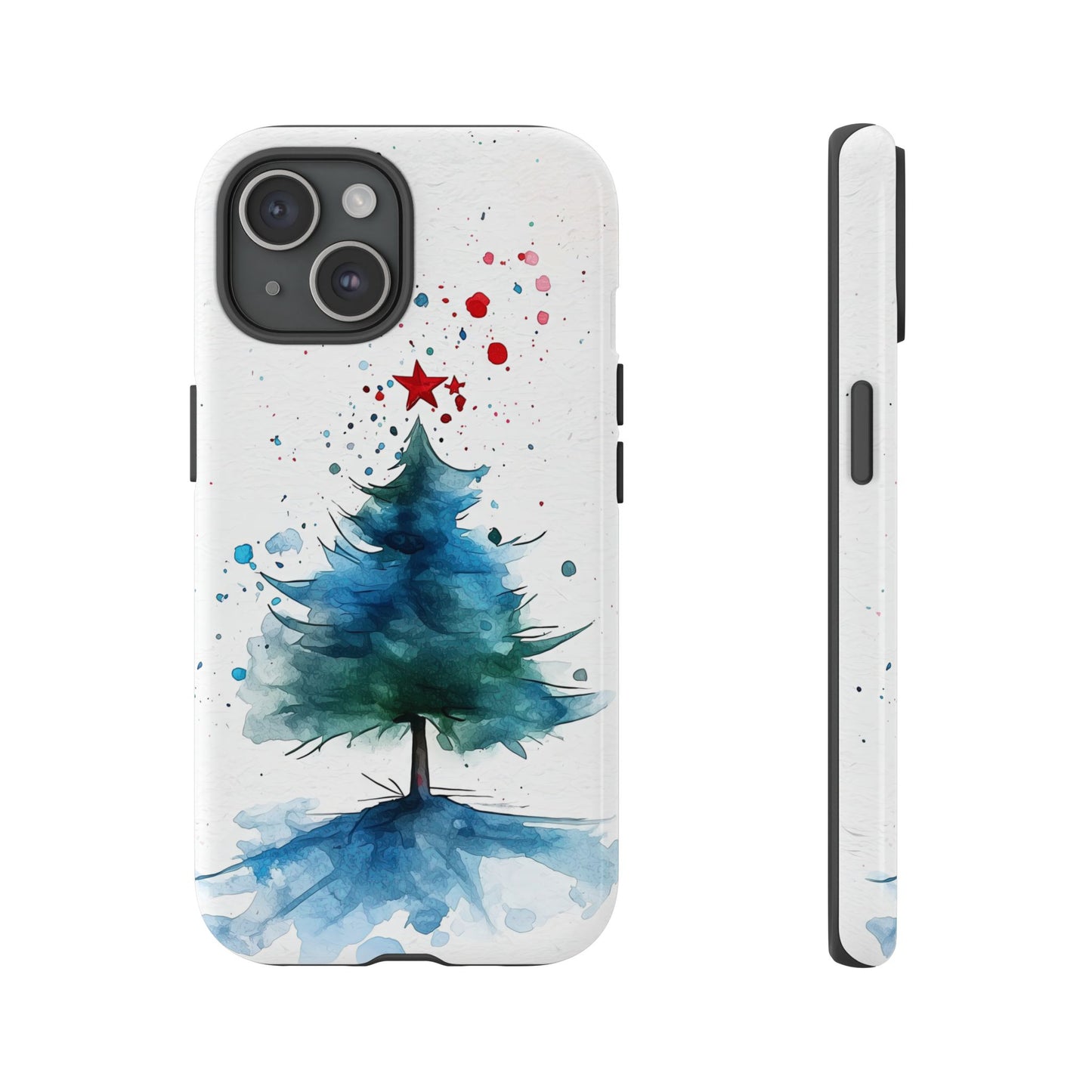 Winter Bloom – Watercolor Tree Art Case for iPhone, Pixel & Samsung