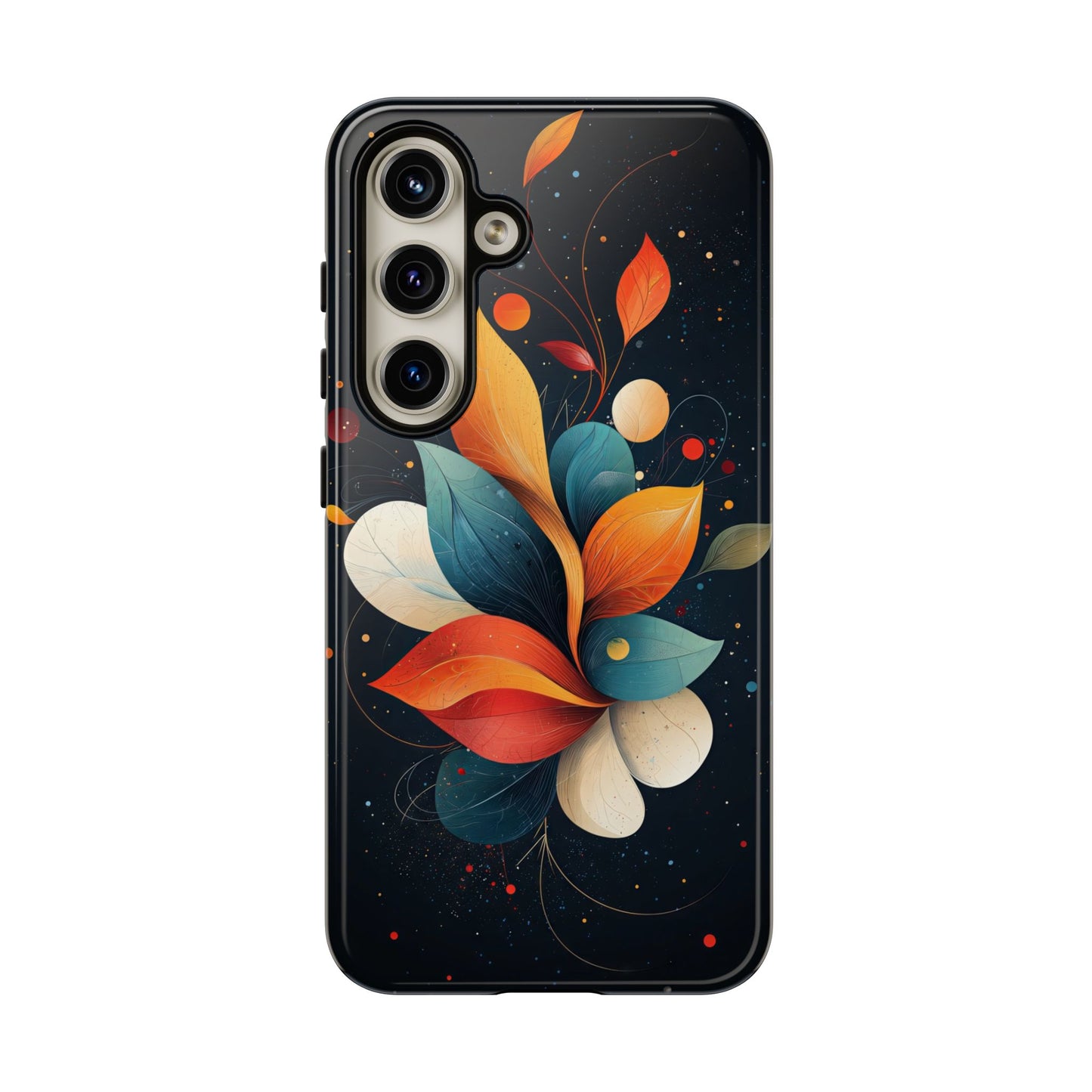 Midnight Bloom – Cosmic Floral Phone Case for iPhone, Pixel & Samsung